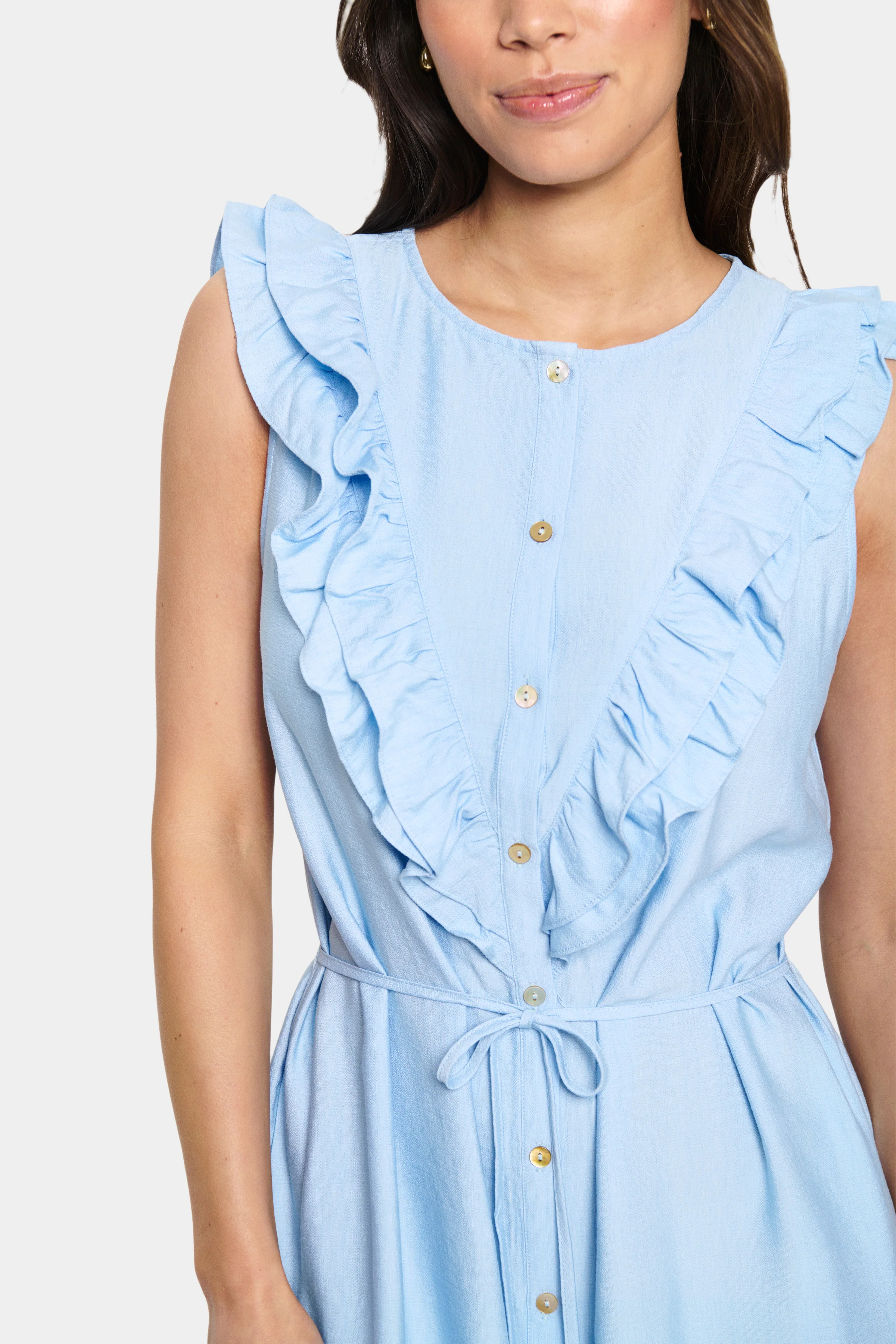 Saint Tropez KlaudiaSZ Dress Chambray Blue - Image 4
