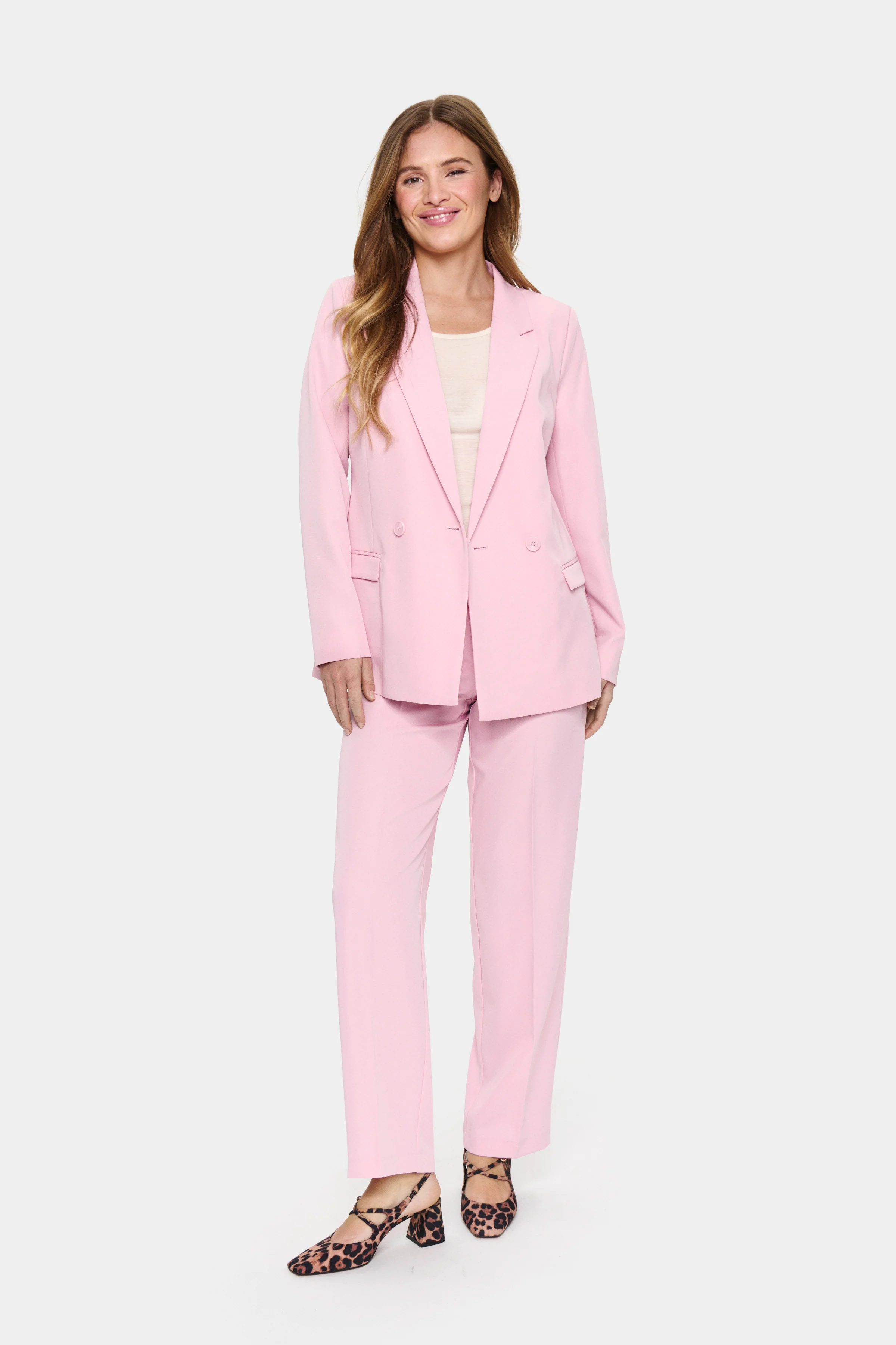 Pre-order uge 19. Saint Tropez LamiaSZ Blazer Pink Nectar - Image 3