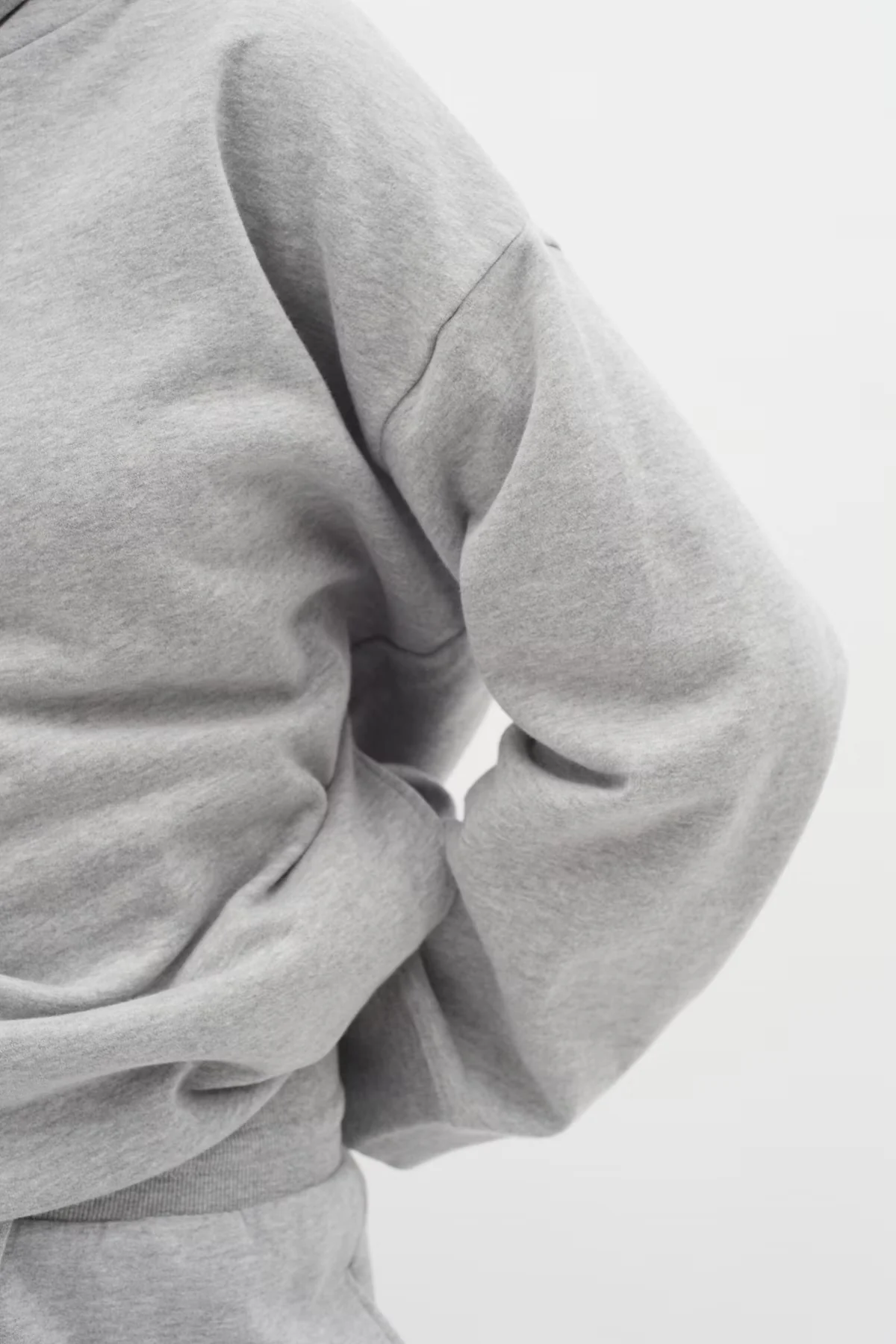 Inwear Lane IW Base Hoodie grey melange - Image 3