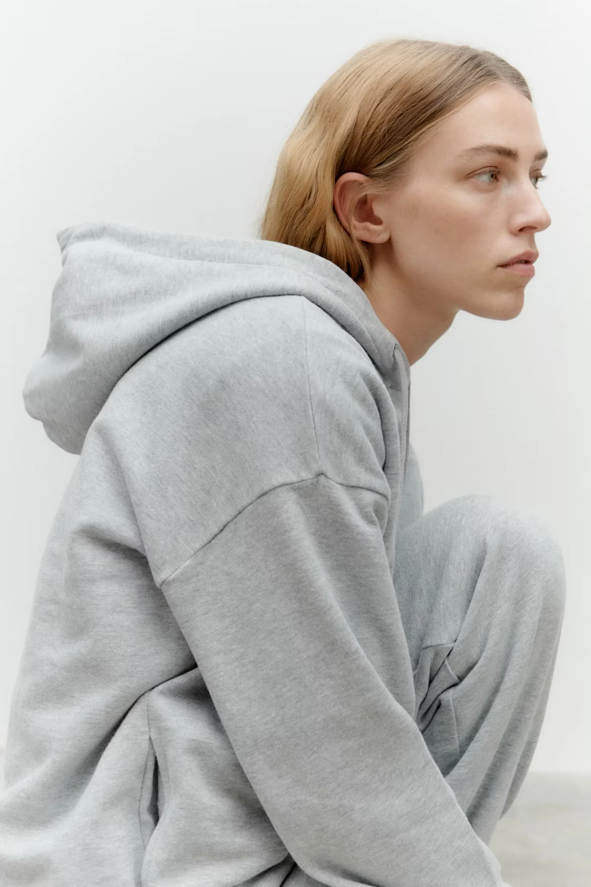 Inwear Lane IW Base Hoodie grey melange - Image 4