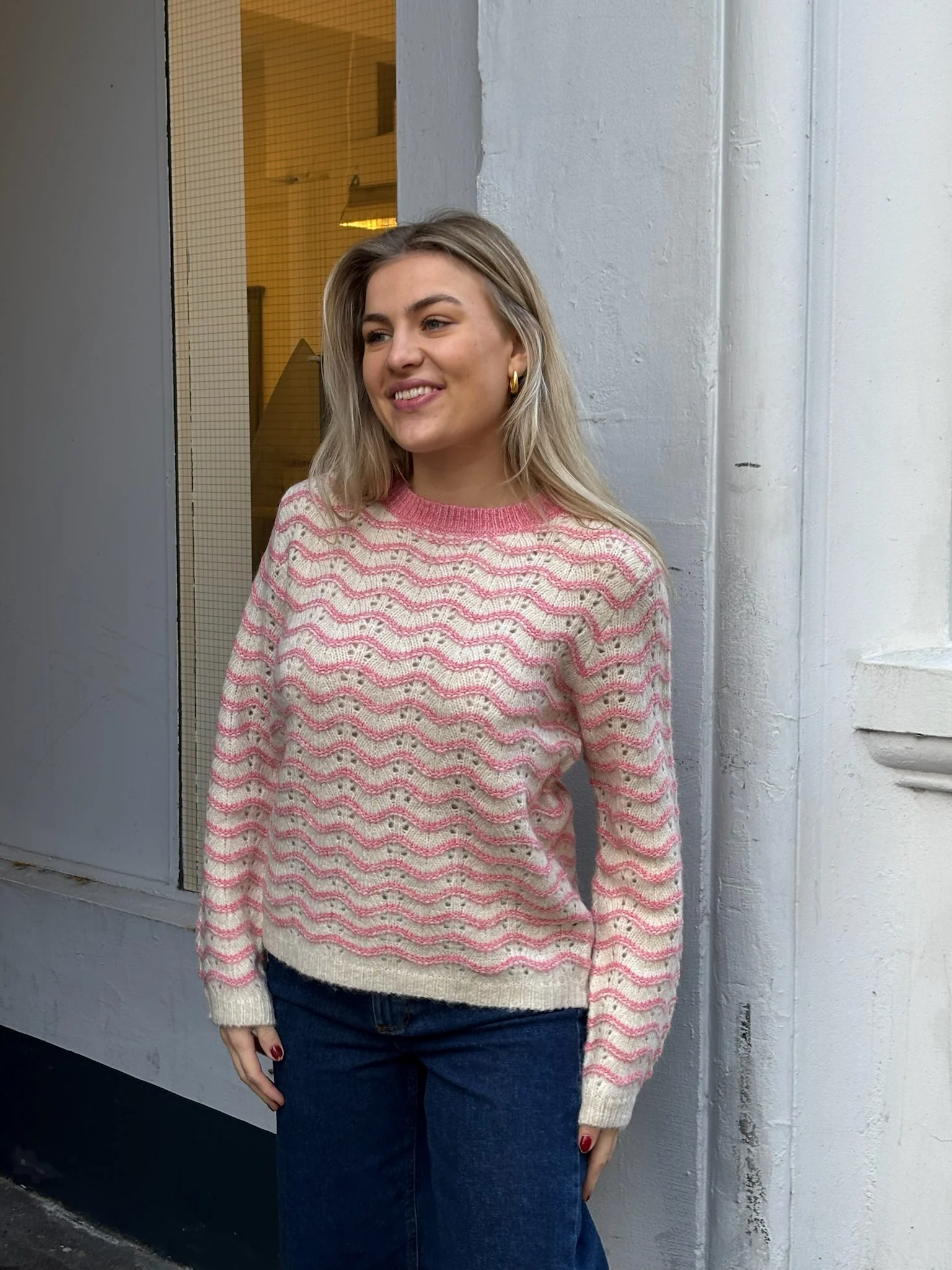 Lollys Laundry LanoLL Jumper Knit LS pink - Image 4