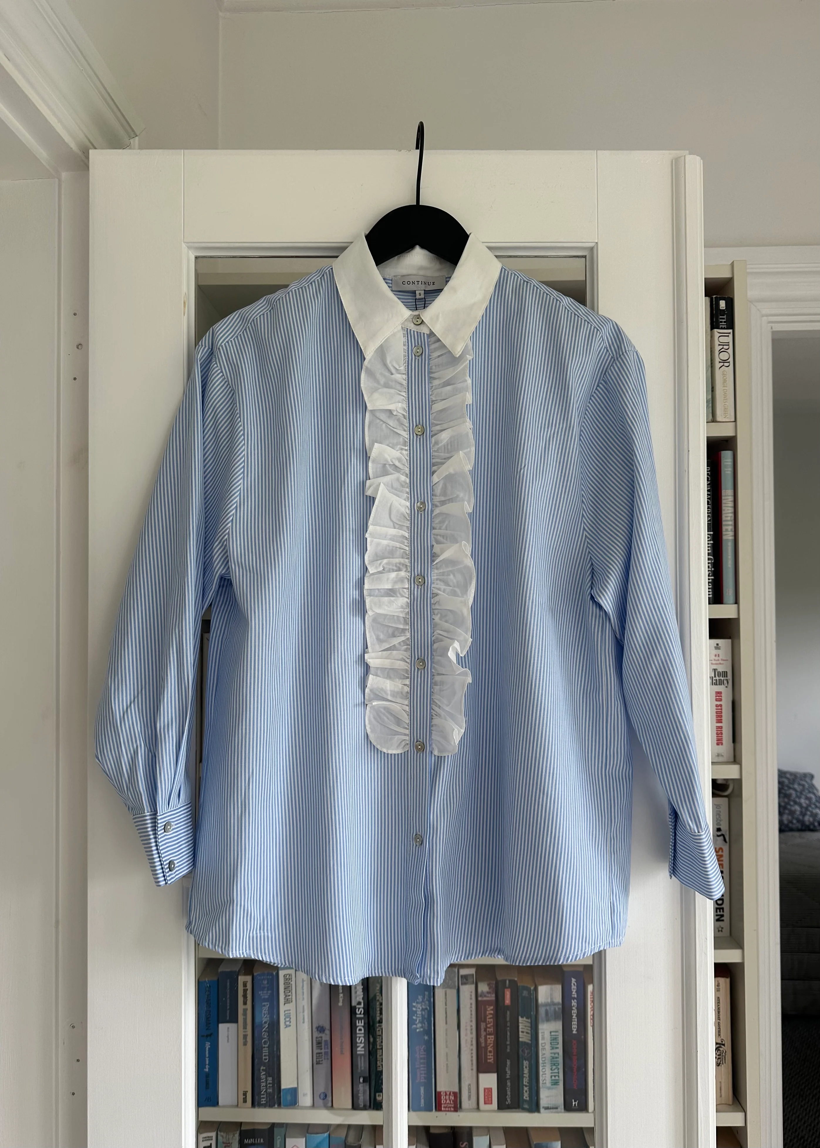 Continue Line stripe shirt blue stripe - Image 4