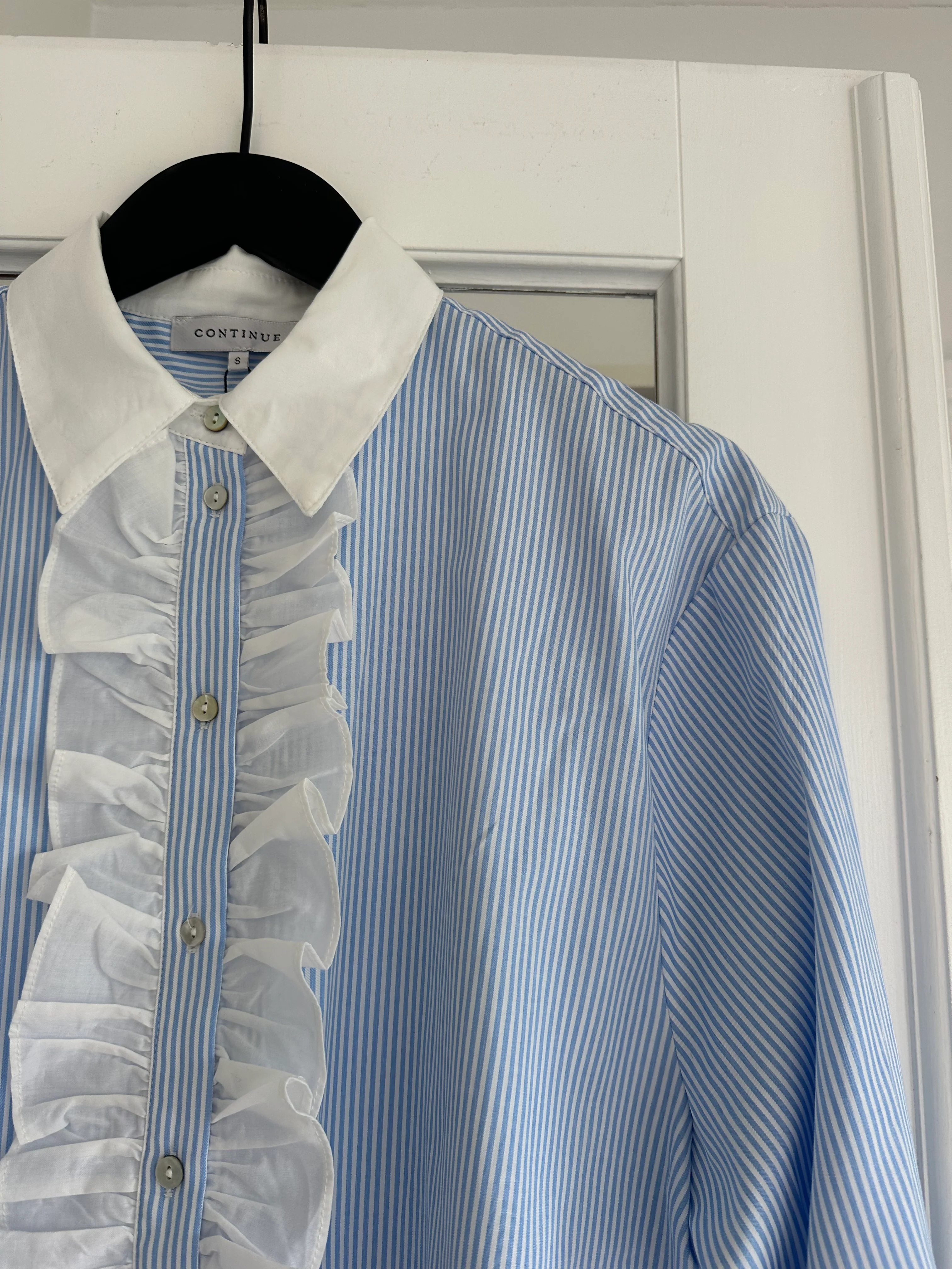 Continue Line stripe shirt blue stripe - Image 5