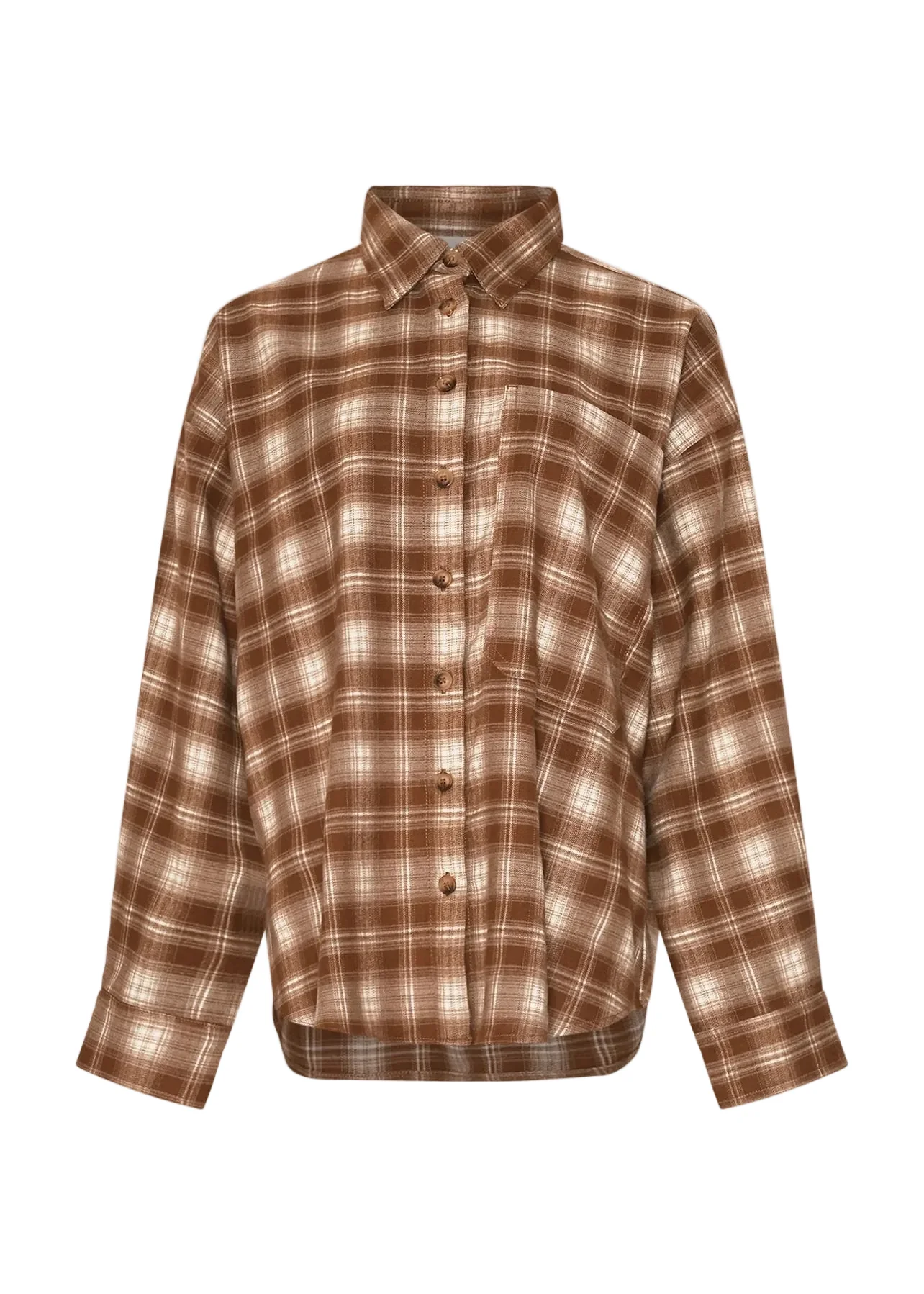 Noella Lisa Shirt Celestin Brown Check - Image 4