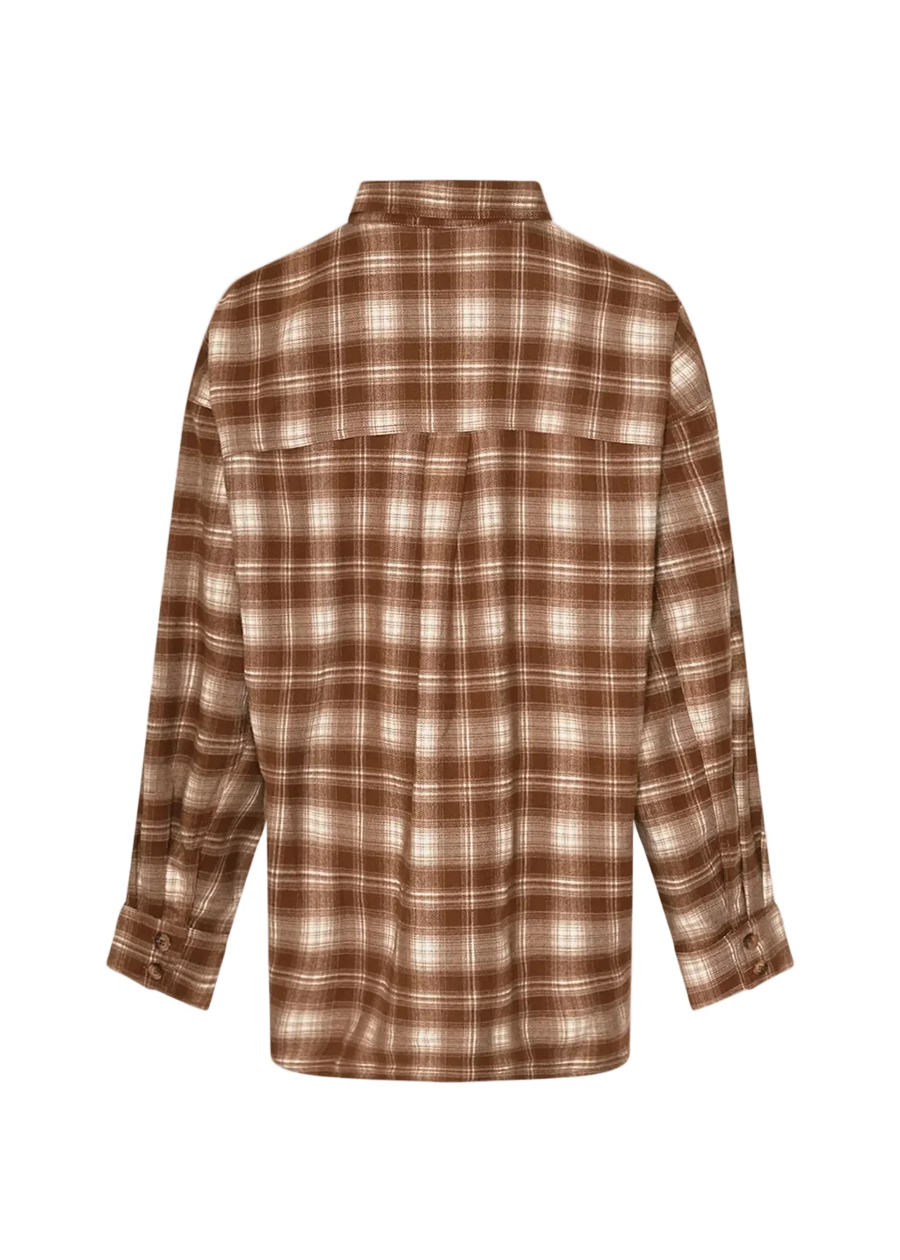 Noella Lisa Shirt Celestin Brown Check - Image 5