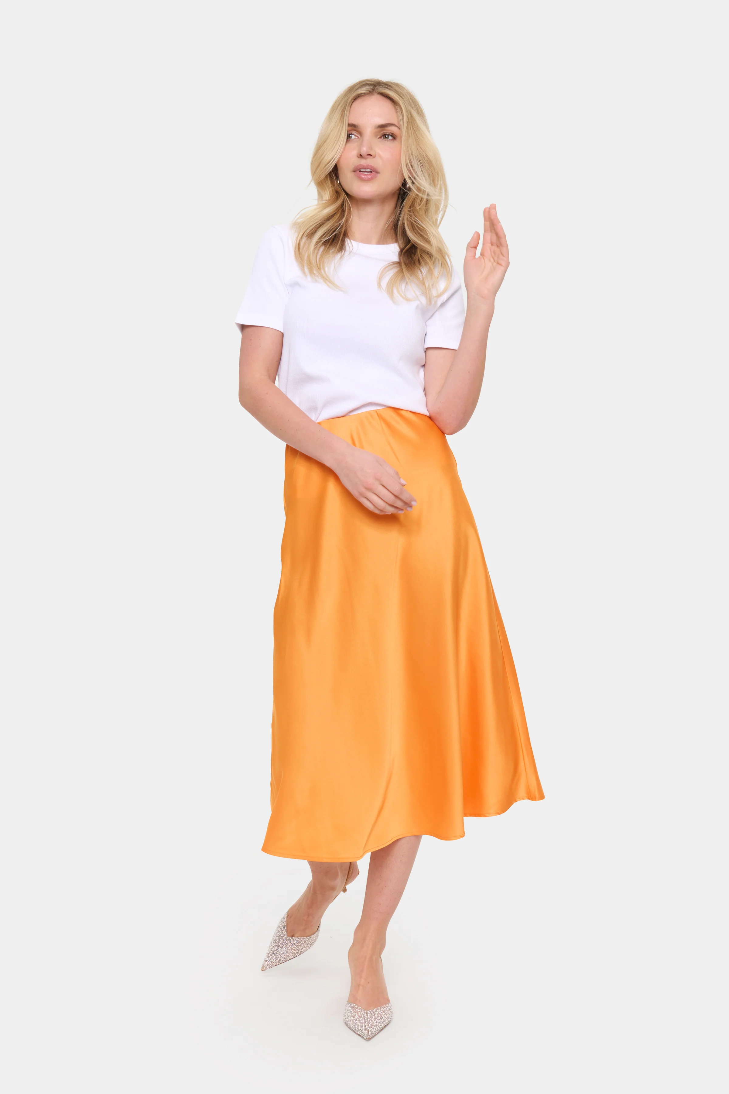 Saint Tropez LodisaSZ Skirt Flame Orange - Image 3