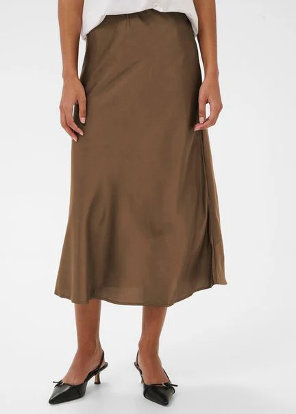 Saint Tropez LodisaSZ Skirt Fondue Fudge - Image 3