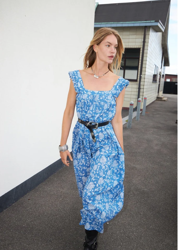 Lollys Laundry KiraLL dress blue - Image 2