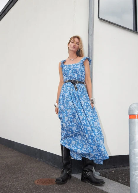Lollys Laundry KiraLL dress blue - Image 3