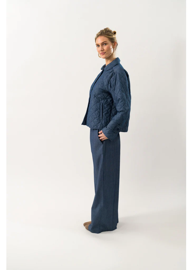 Lollys Laundry Viola Jacket blue stripe - Image 4