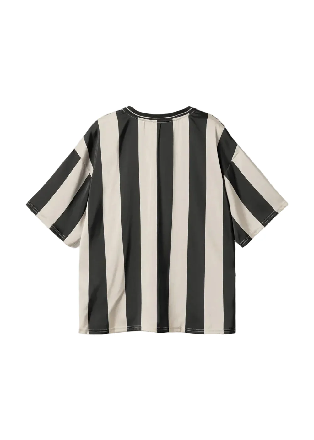 Noella Lucena Blouse Black Ivory Stripe - Image 3