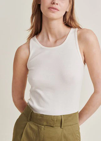 Basic Apparel Ludmilla Racing Tank whisper white - Image 2