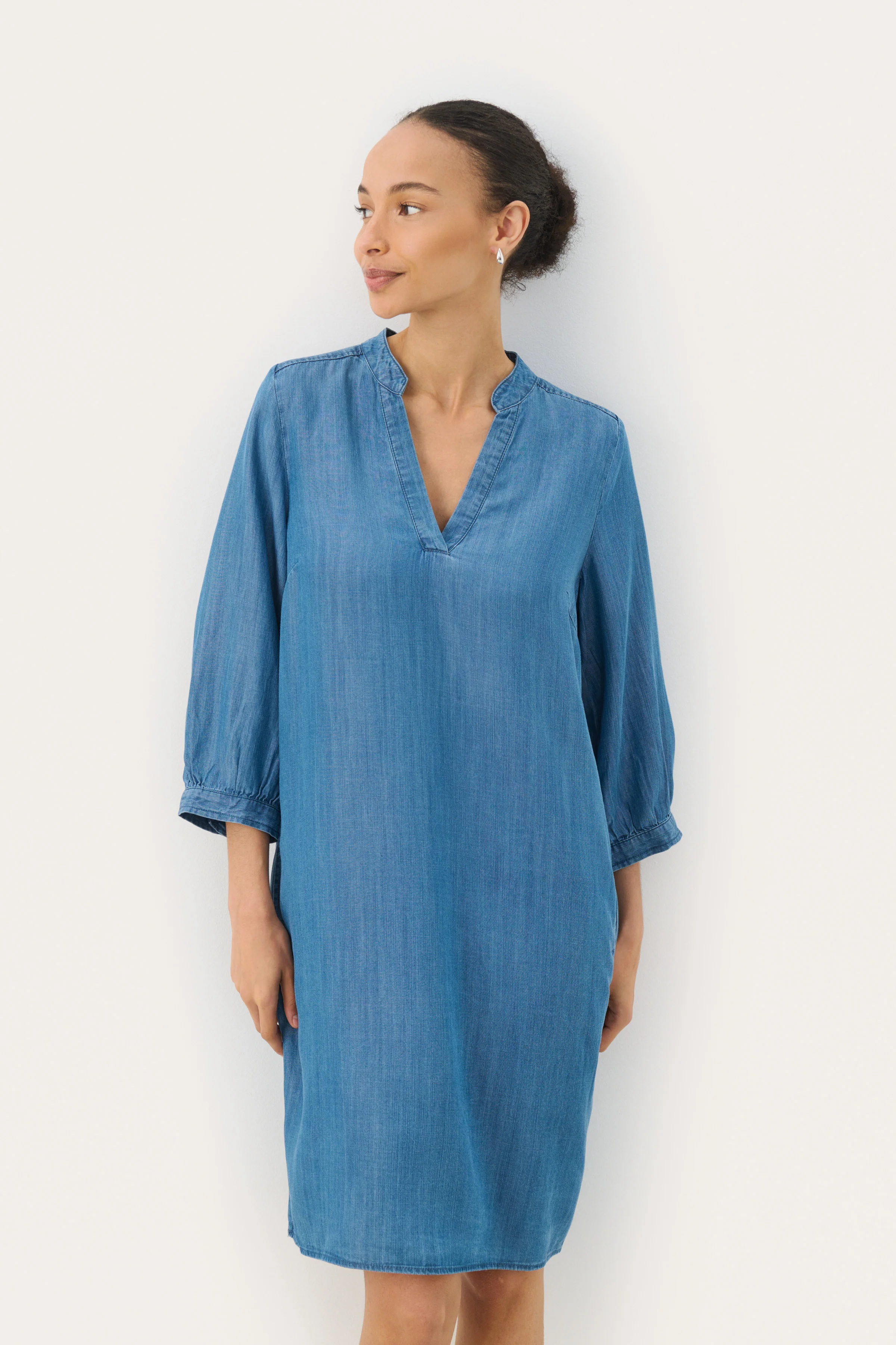 Part Two MainaPW Dress Medium Blue Denim - Image 3