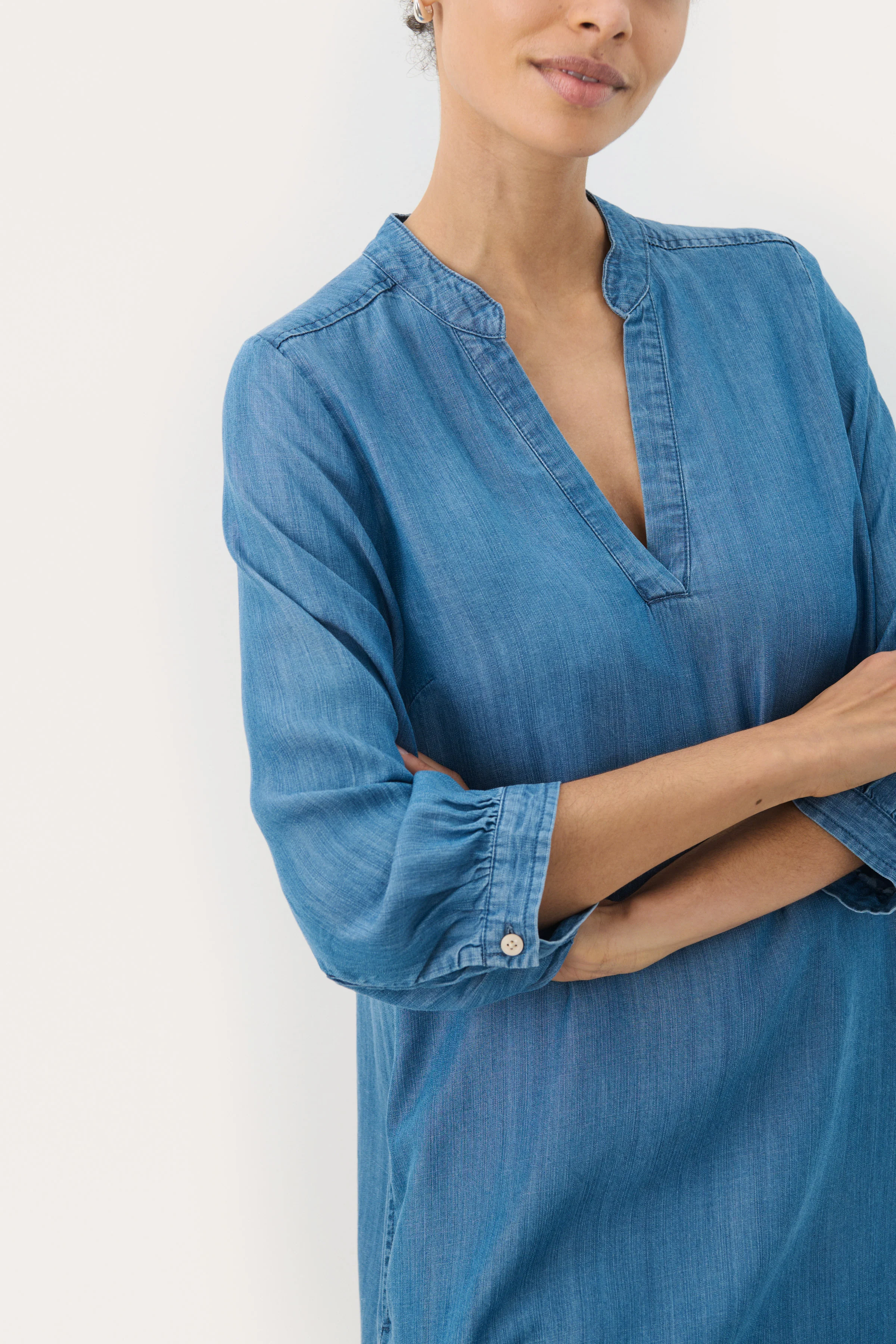 Part Two MainaPW Dress Medium Blue Denim - Image 4