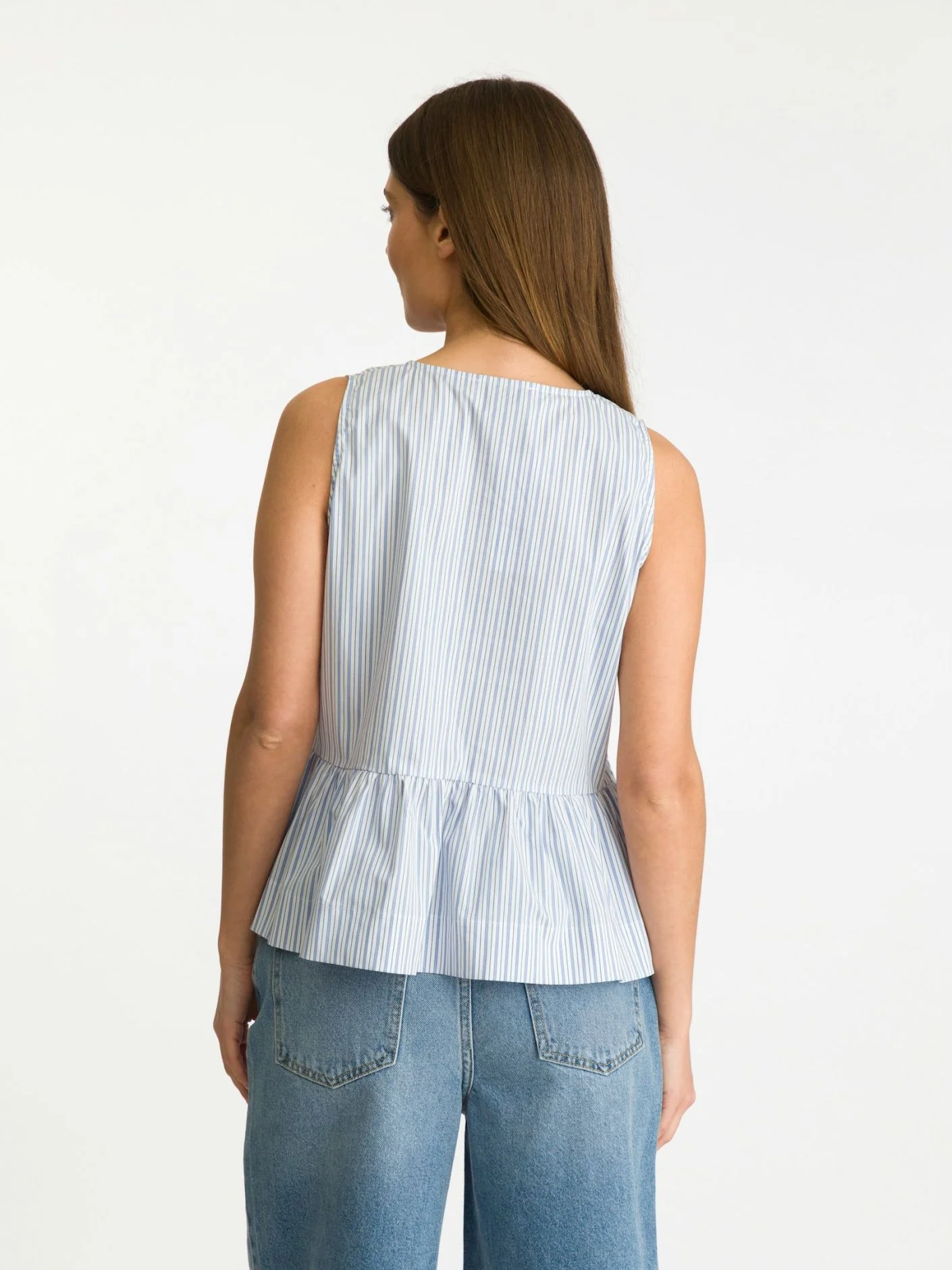 Neo Noir Manja Stripe Top light blue - Image 6