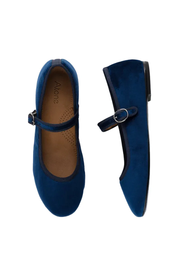 Atone Mary Jane Ballerina Atlantic blue - Image 3