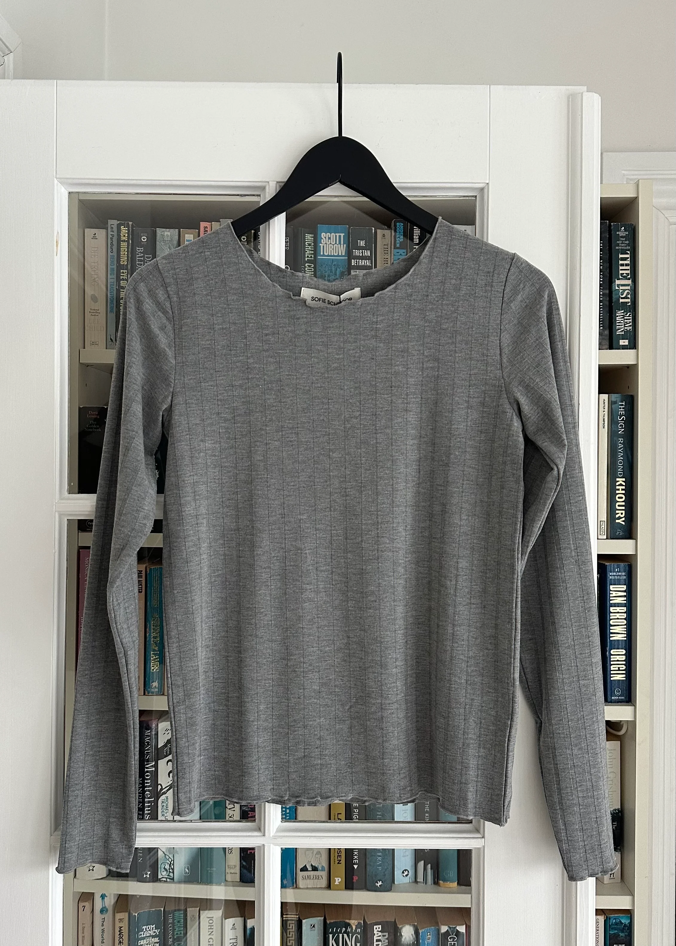 Sofie Schnoor S243320 Mattiesw t-shirt long sleeve grey melange - Image 5