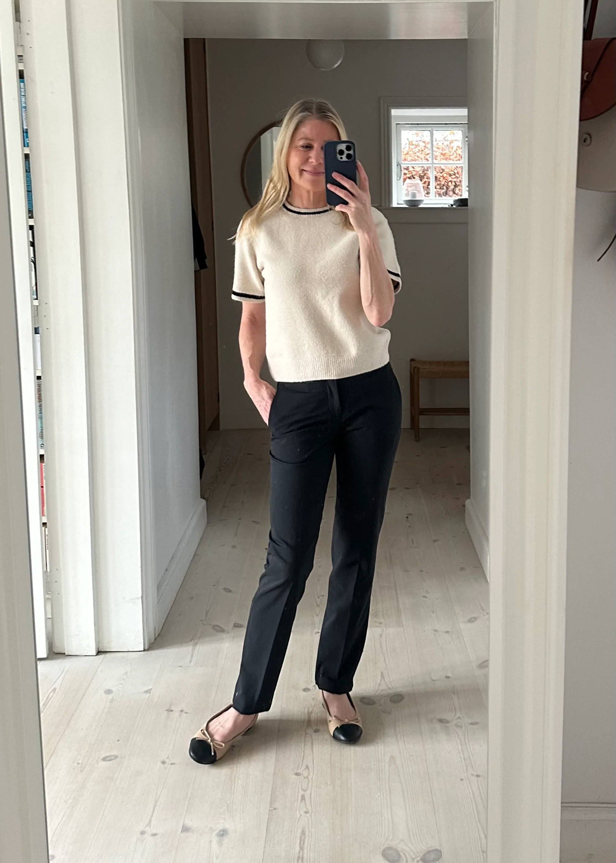 Neo Noir Mawina Knit Tee Ivory - Image 3