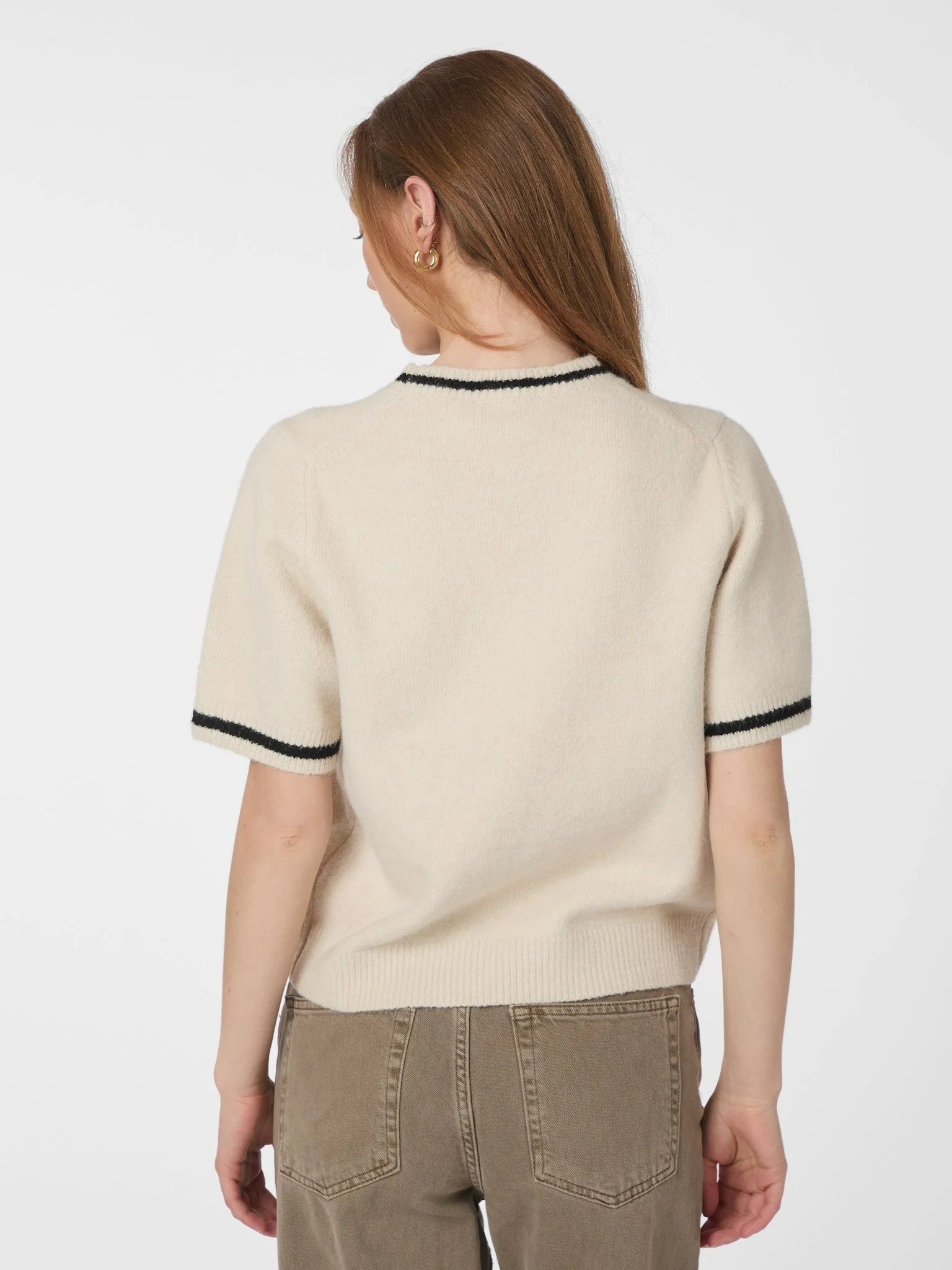 Neo Noir Mawina Knit Tee Ivory - Image 6