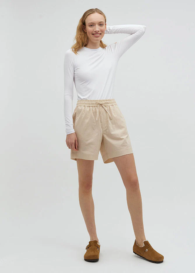 MByM Fidelina Shorts Oyster sand - Image 4