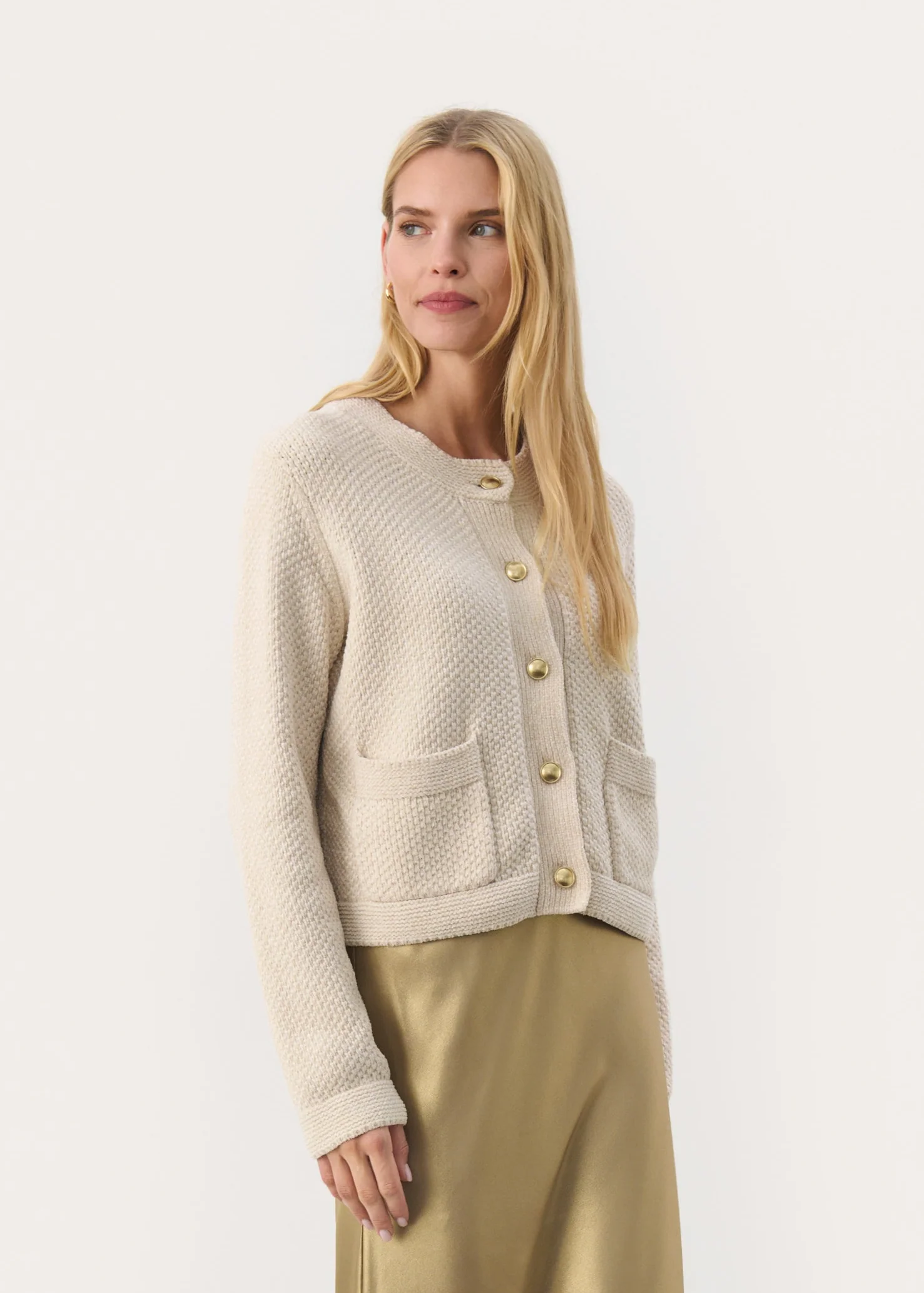Part Two MikaPW Cardigan French Oak - Image 3