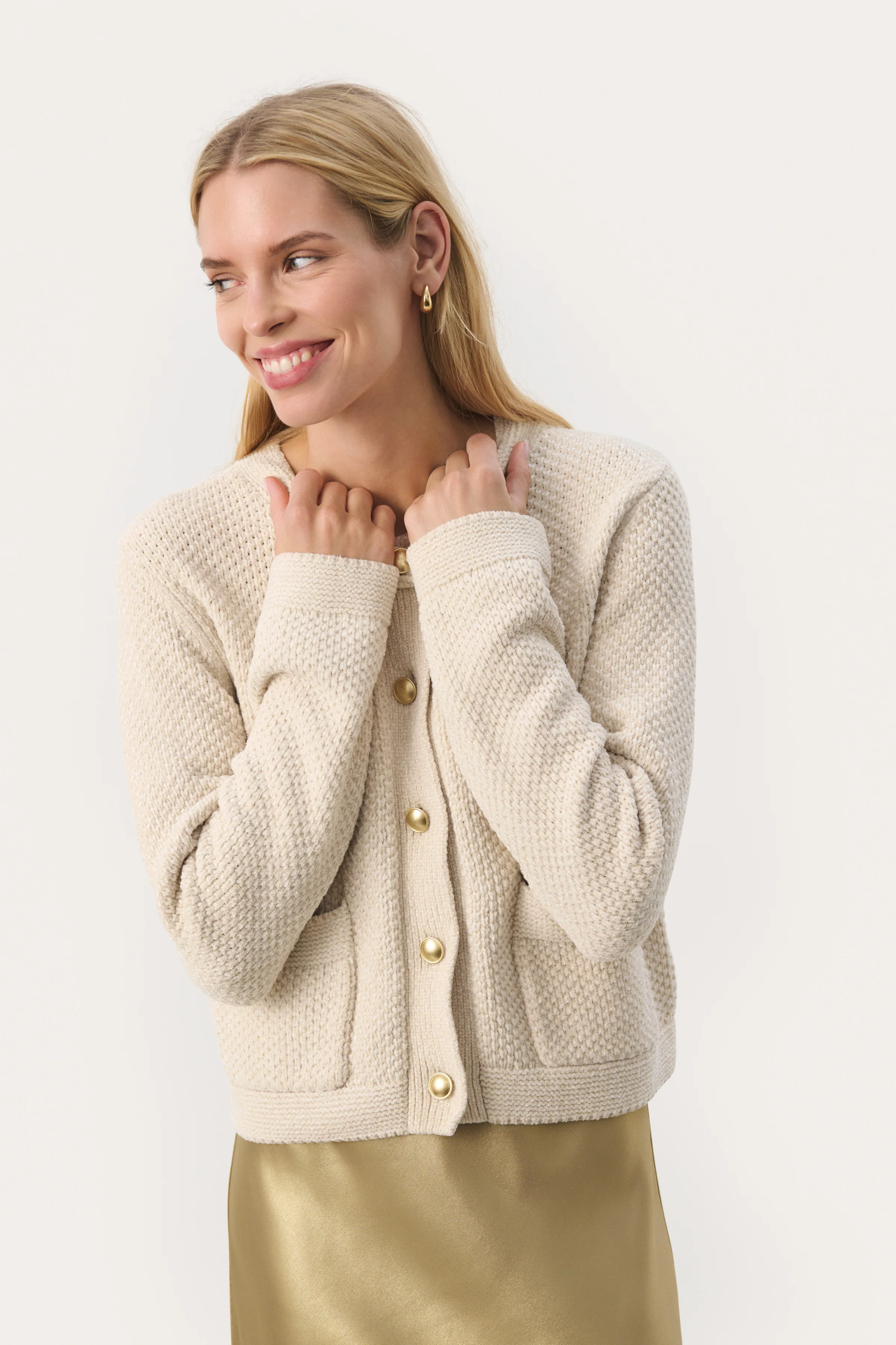 Part Two MikaPW Cardigan French Oak - Image 5