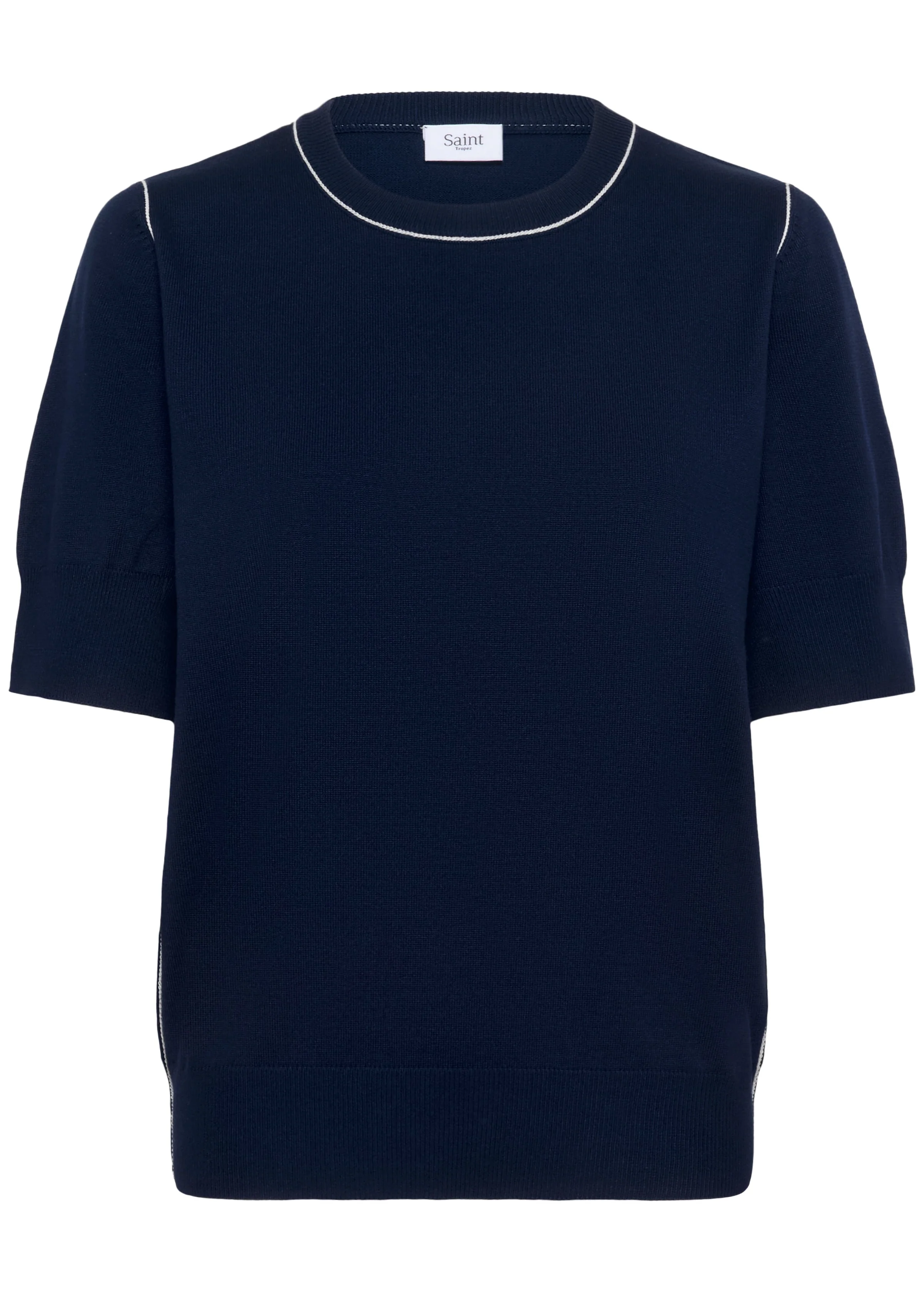 Saint Tropez MilaneSZ SS Pullover Baritone Blue - Image 4
