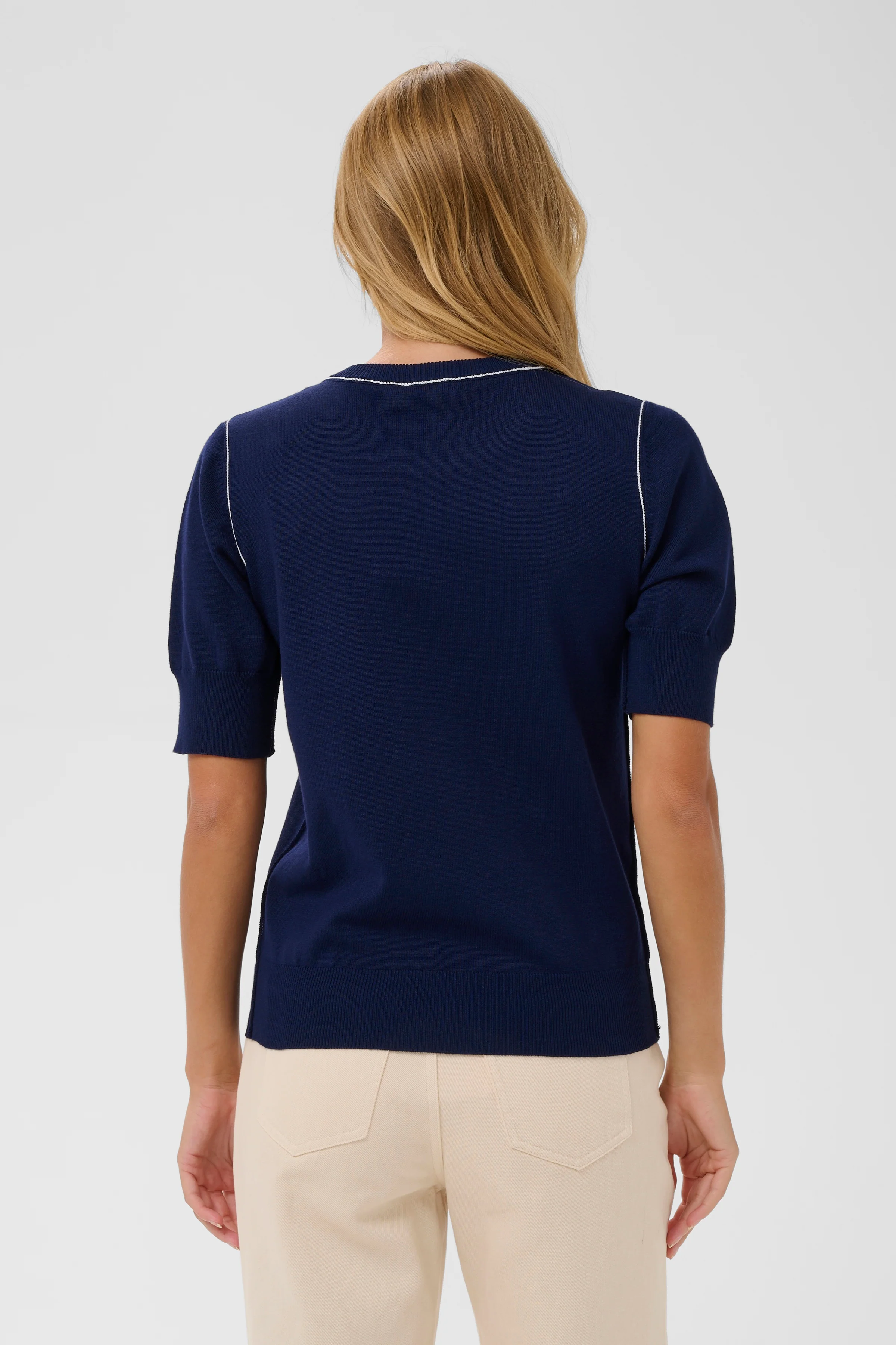 Saint Tropez MilaneSZ SS Pullover Baritone Blue - Image 5