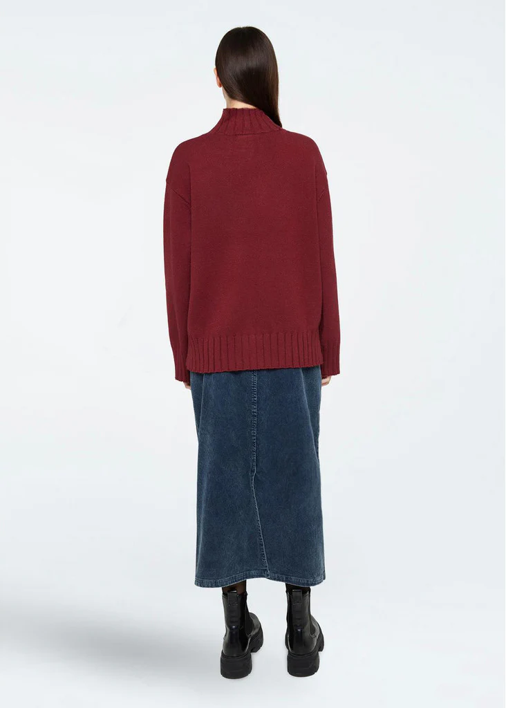 Minimum Darcys turtleneck merlot - Image 6