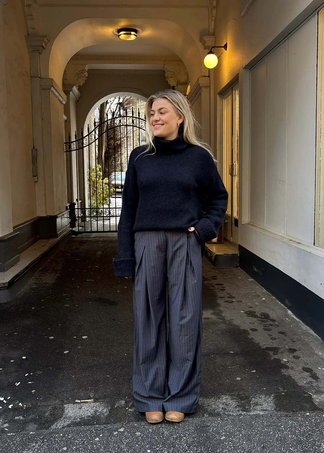 Minimum Gunli Pants Black Stripes - Image 2
