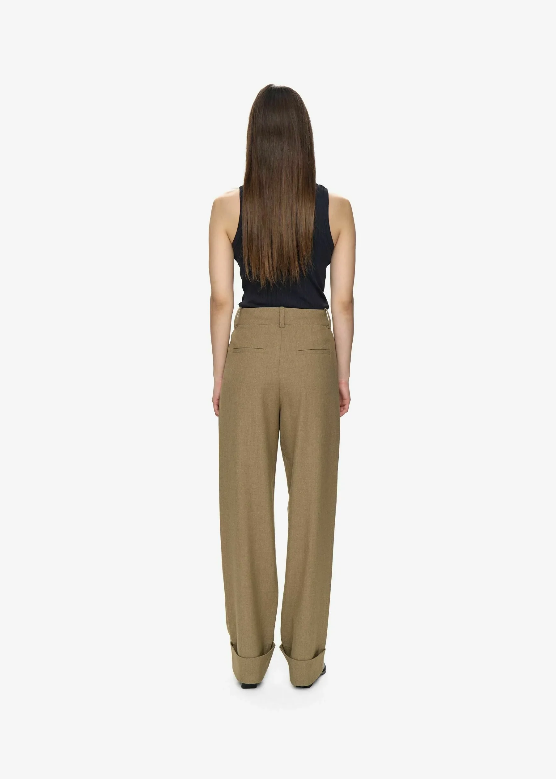 Minimum Miranda Pants Greige Melange - Image 3