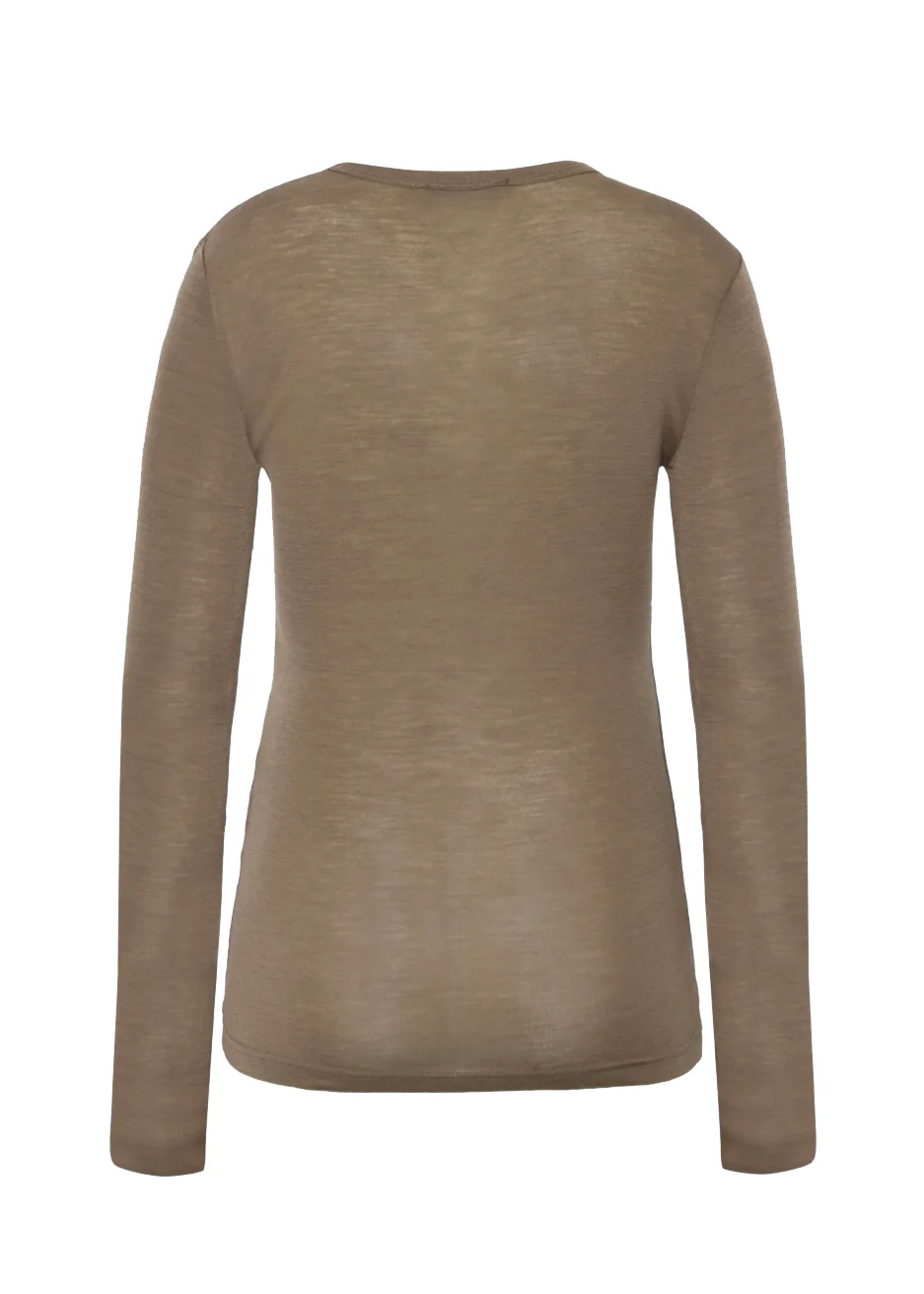 Minimum Natashas merino crewnneck Shitake - Image 5