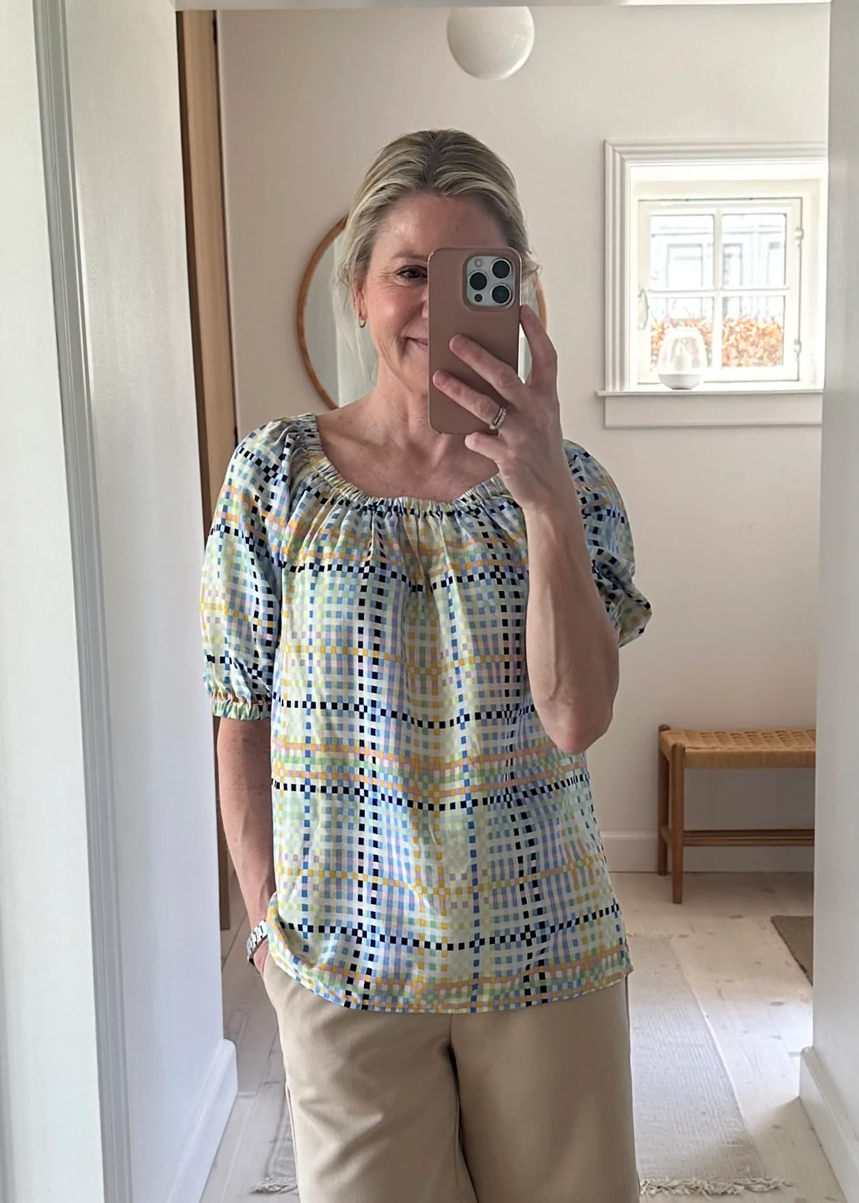 Minus Luretta blouse mango sortbet print - Image 3
