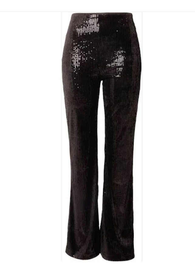 Minus MSHolli Flared Sequin pants black - Image 3