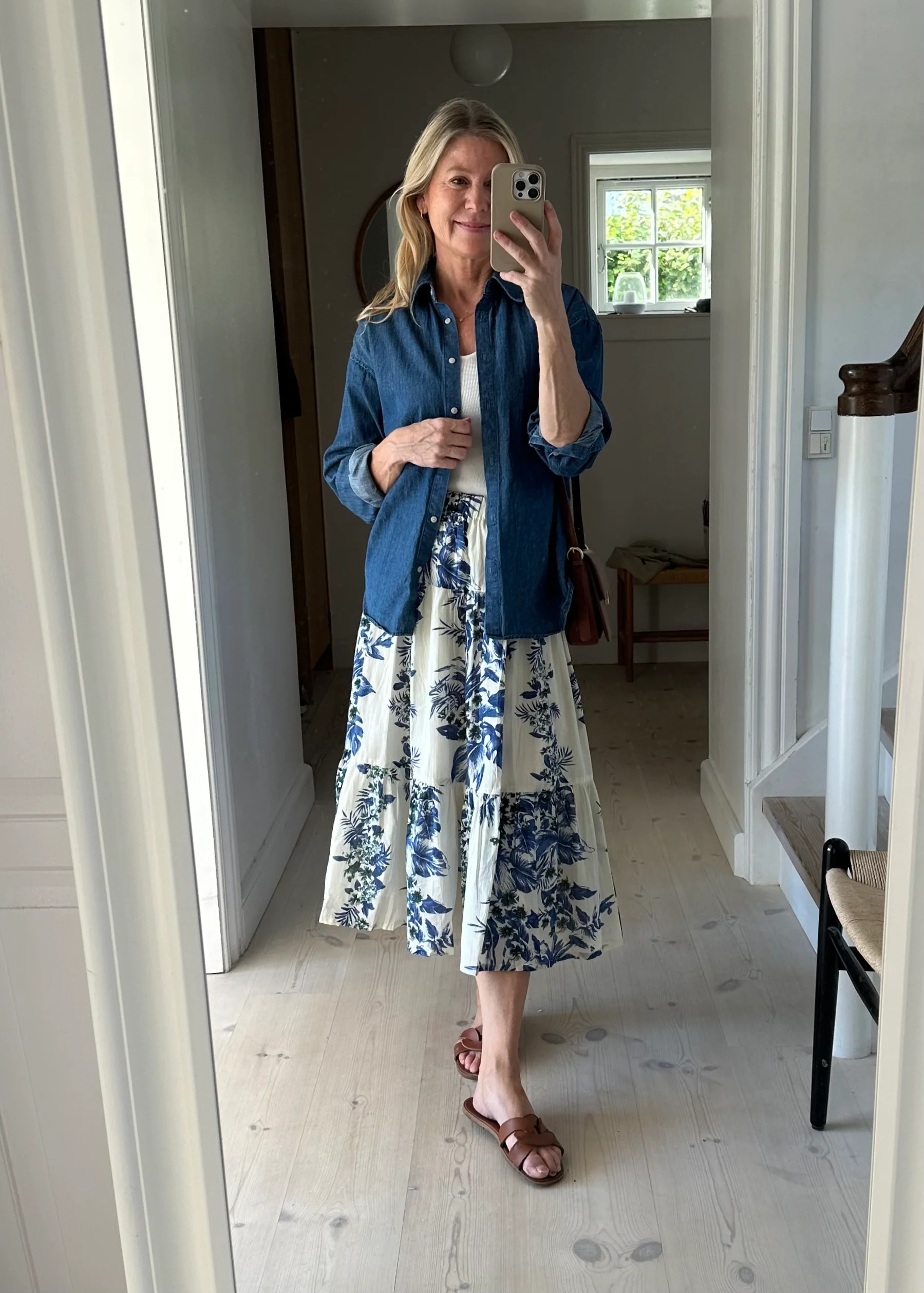 Lollys Laundry MorningLL Midi Skirt 20 Blue - Image 2