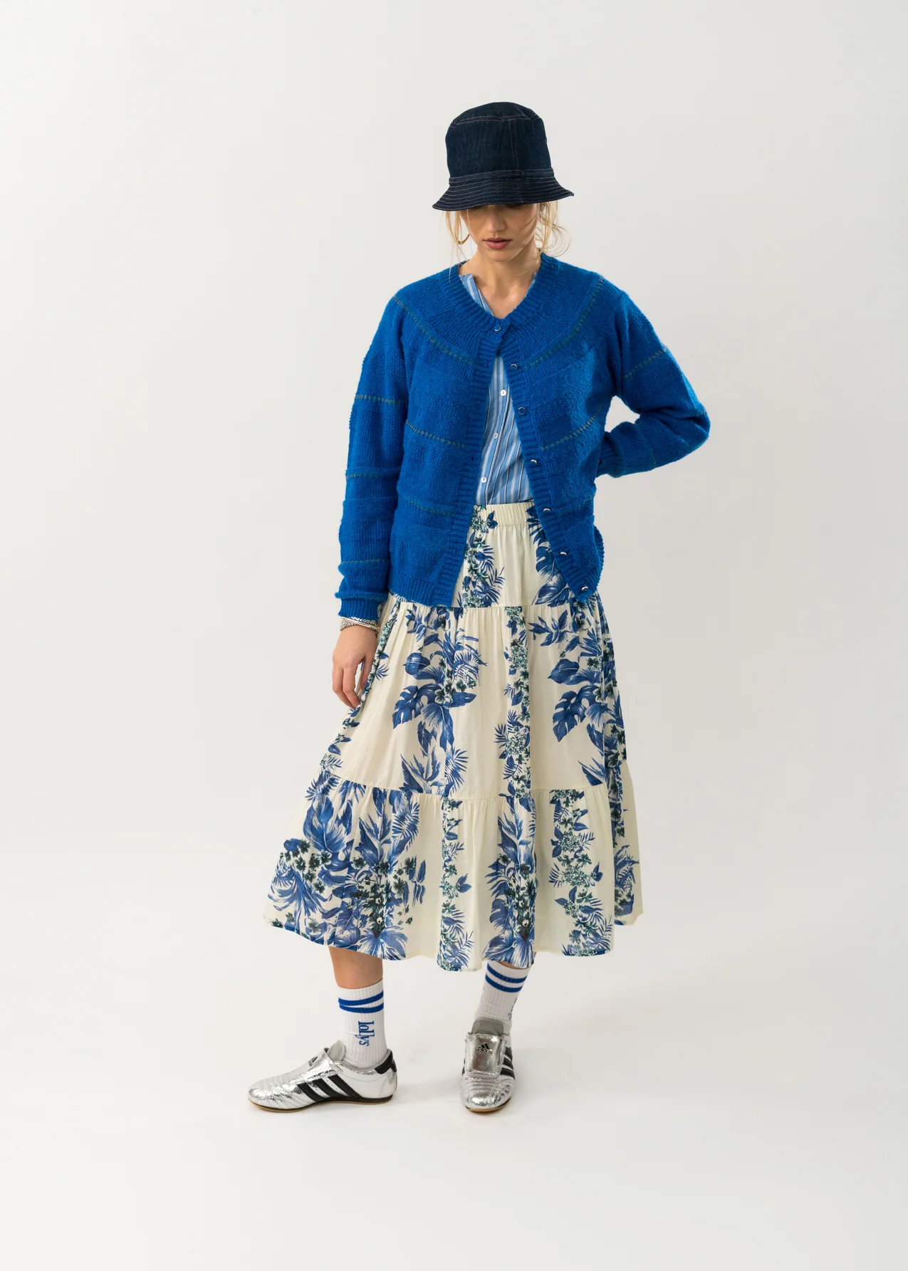 Lollys Laundry MorningLL Midi Skirt 20 Blue - Image 8