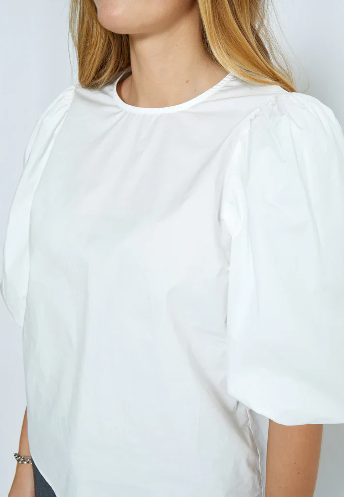 Minus MSJoa Short Sleeve Blouse Cloud Dancer - Image 7