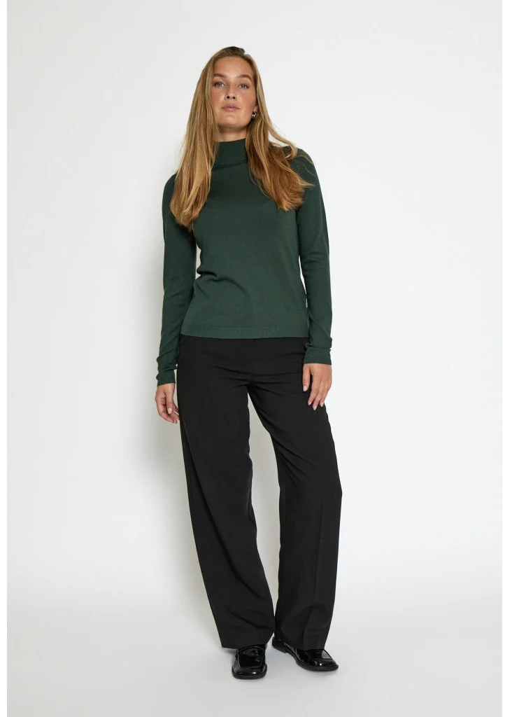 Minus MSLana Roll Knit Pullover 4112 Jungle Green - Image 4