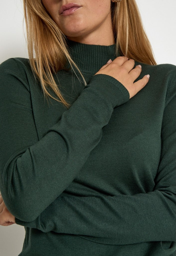 Minus MSLana Roll Knit Pullover 4112 Jungle Green - Image 6