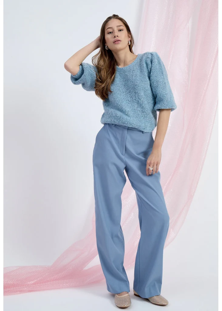 Minus MSLivina Straight Leg Pant 1043 Citadel Blue - Image 2