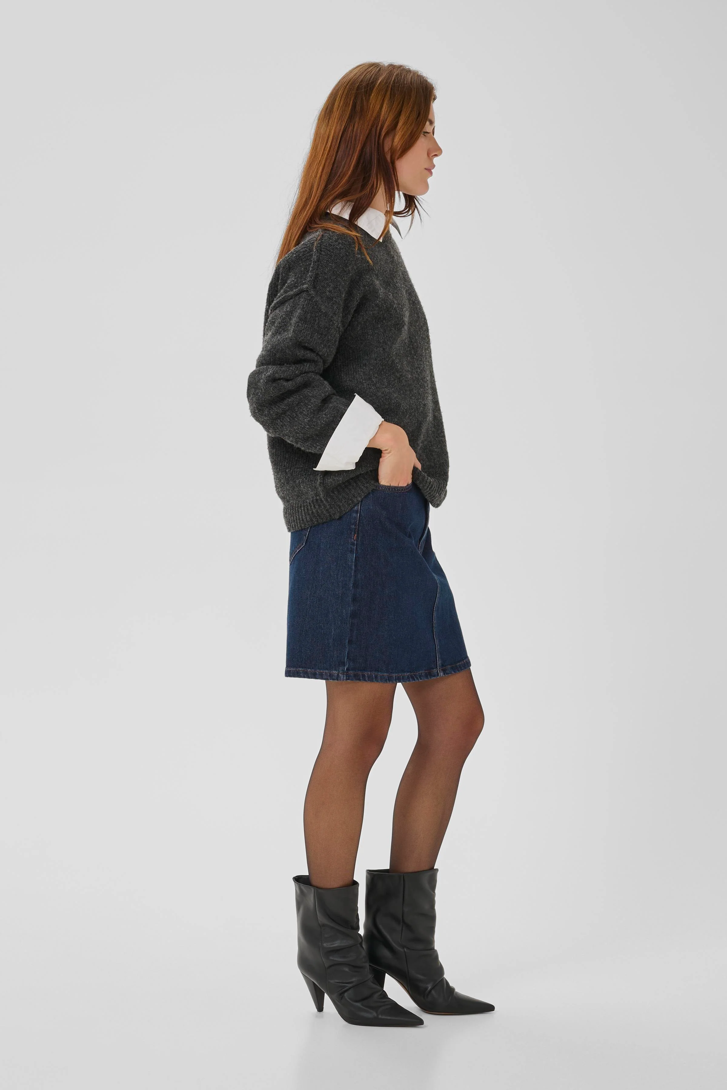 My Essential Wardrobe MWCady Denim Skirt - Image 2