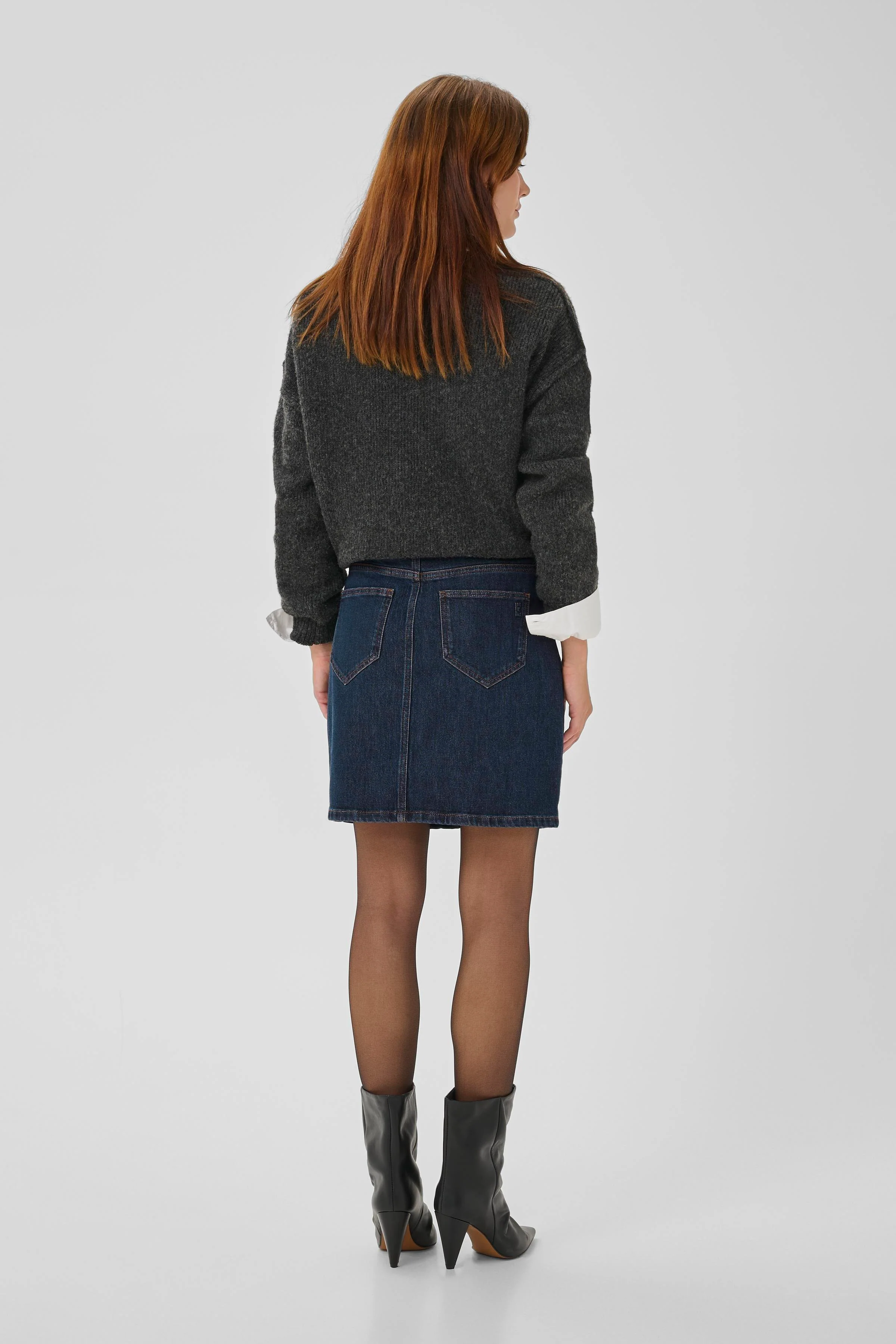 My Essential Wardrobe MWCady Denim Skirt - Image 4