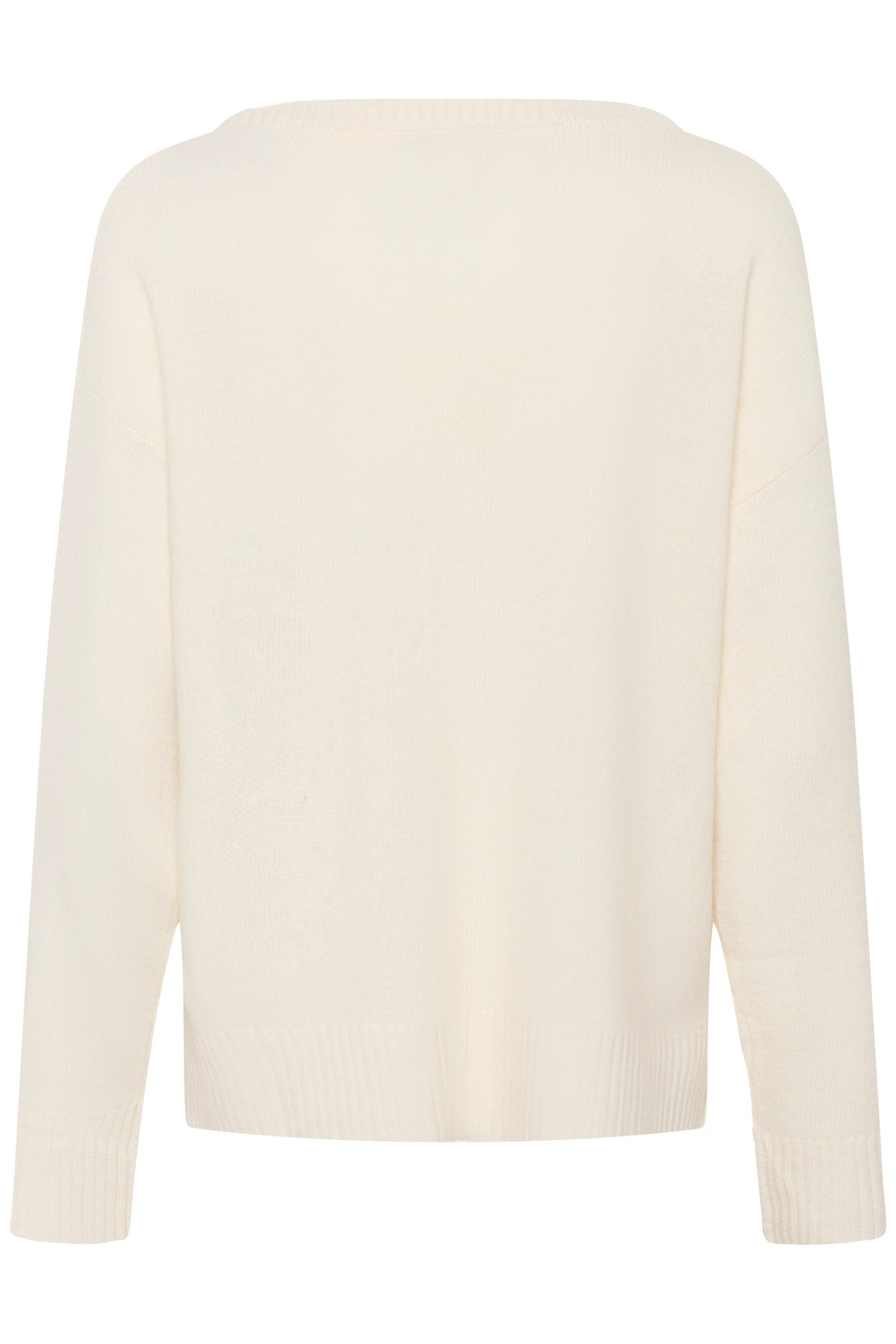 My Essential Wardrobe MWHuxi V-Neck Knit Pullover off-white - Image 6