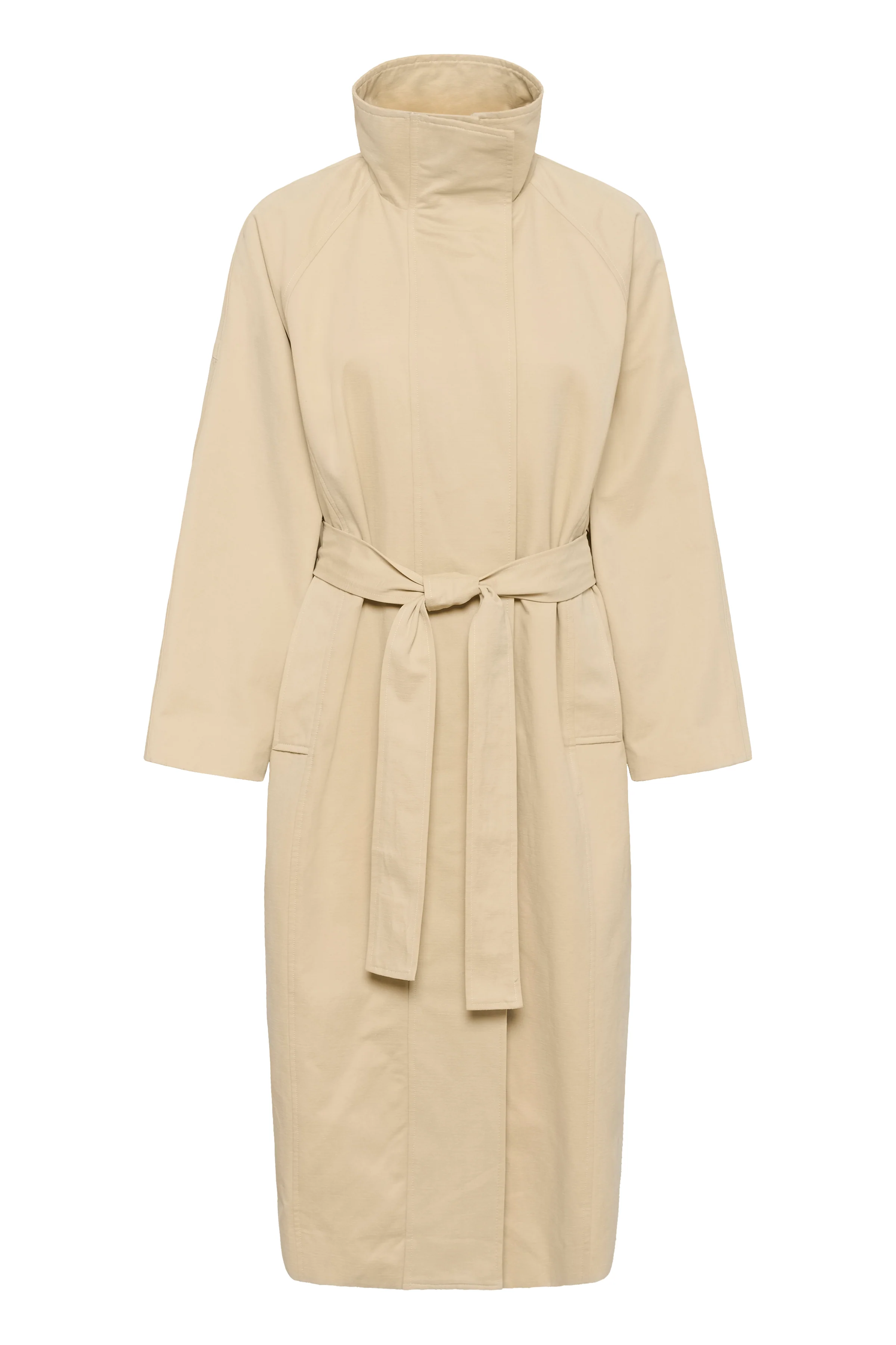 My Essential Wardrobe MWLyon Long Trenchcoat, Brown Rice - Image 7