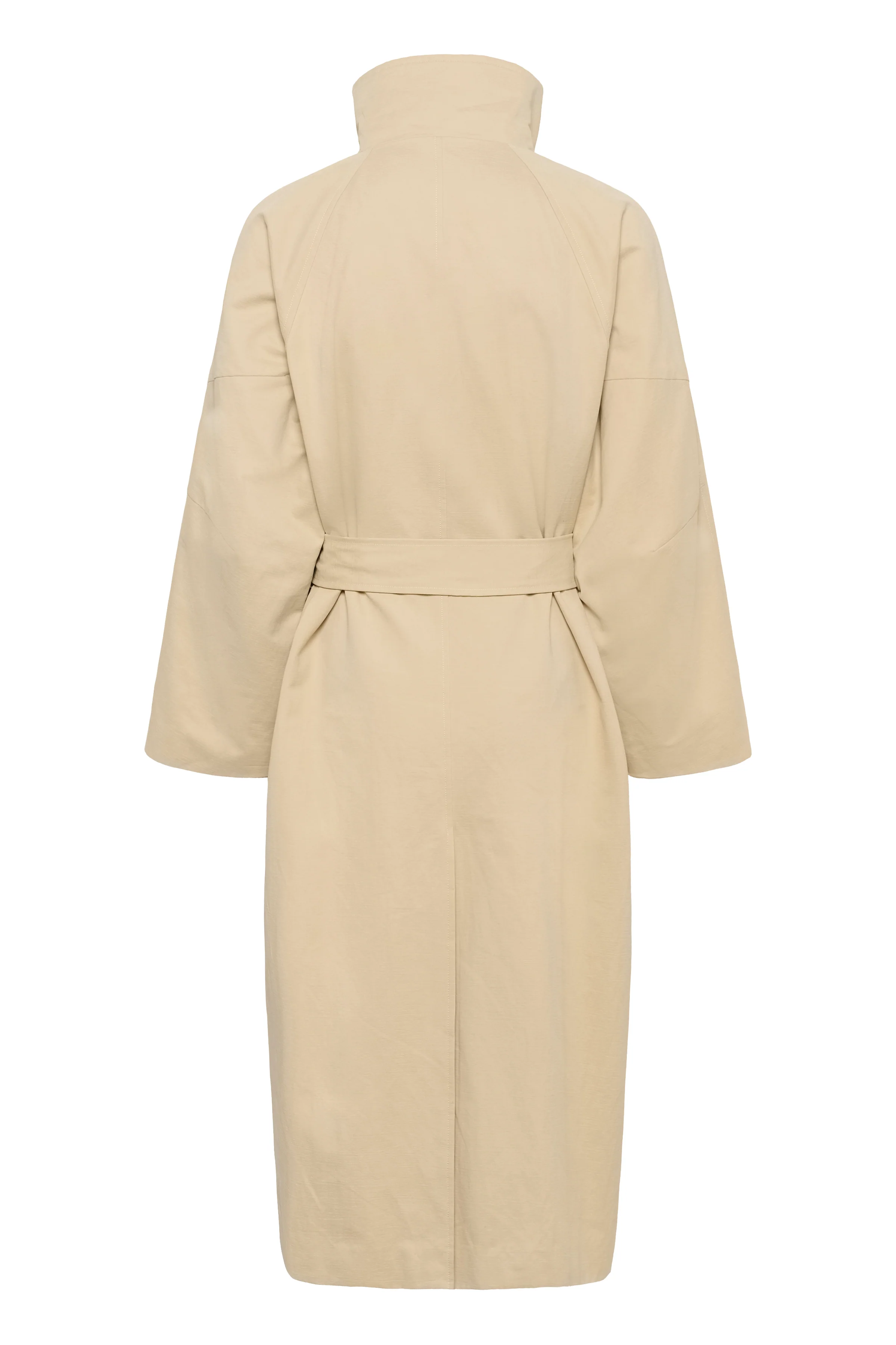 My Essential Wardrobe MWLyon Long Trenchcoat, Brown Rice - Image 8