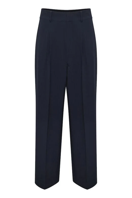 My Essential Wardrobe 28 The Tailored High Pant Baritone Blue - Image 5