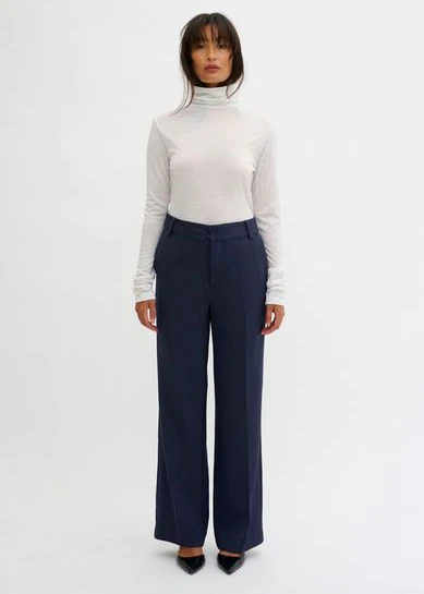 My Essential Wardrobe 29 The Tailored Pant dark blue - Image 2