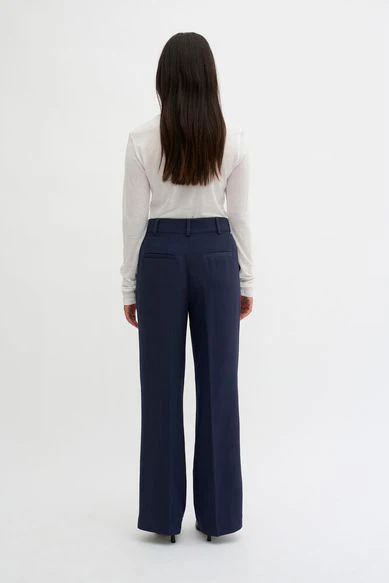 My Essential Wardrobe 29 The Tailored Pant dark blue - Image 3