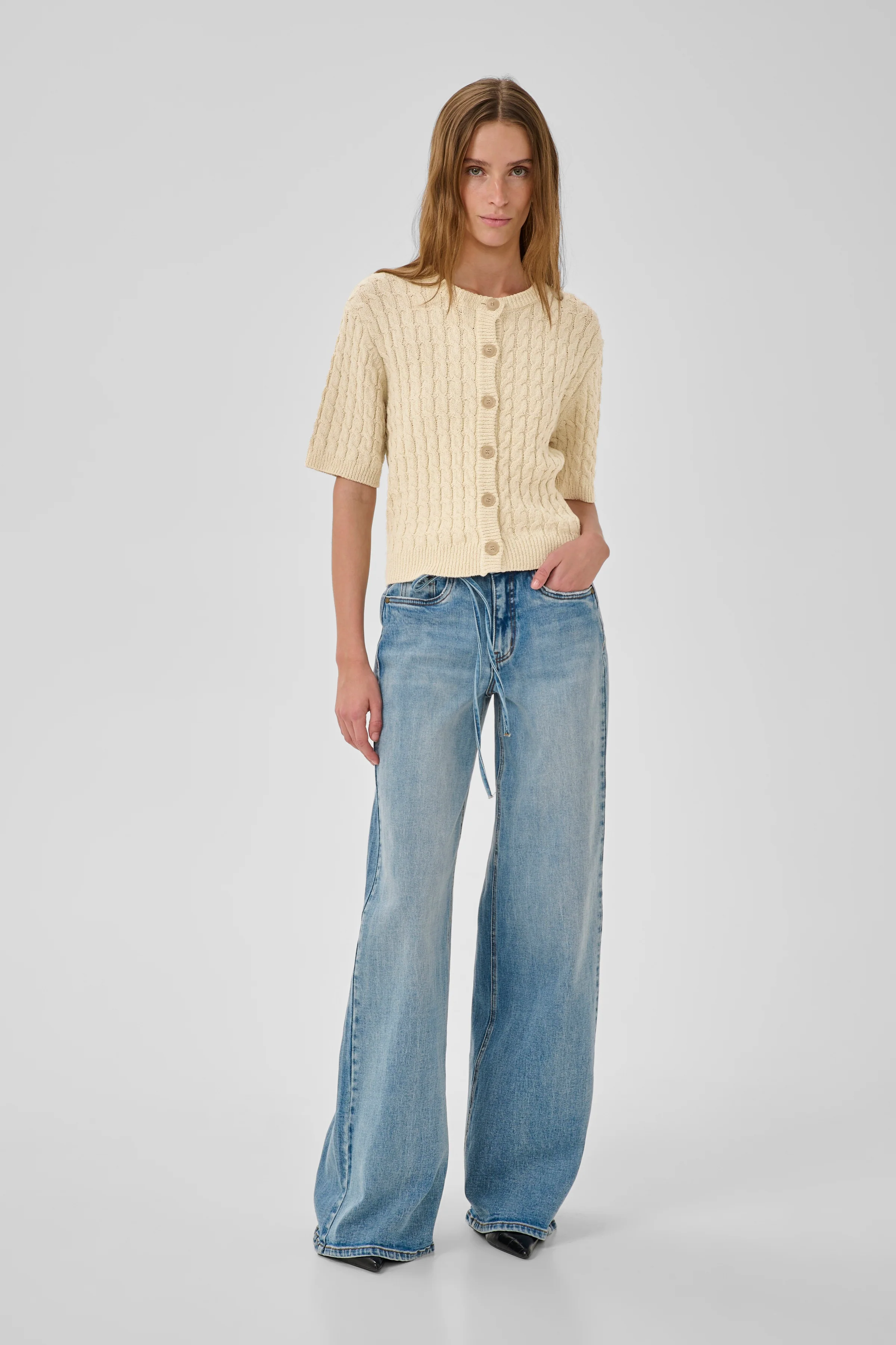 My Essential Wardrobe DivaMW Knit Cardigan Nature - Image 5