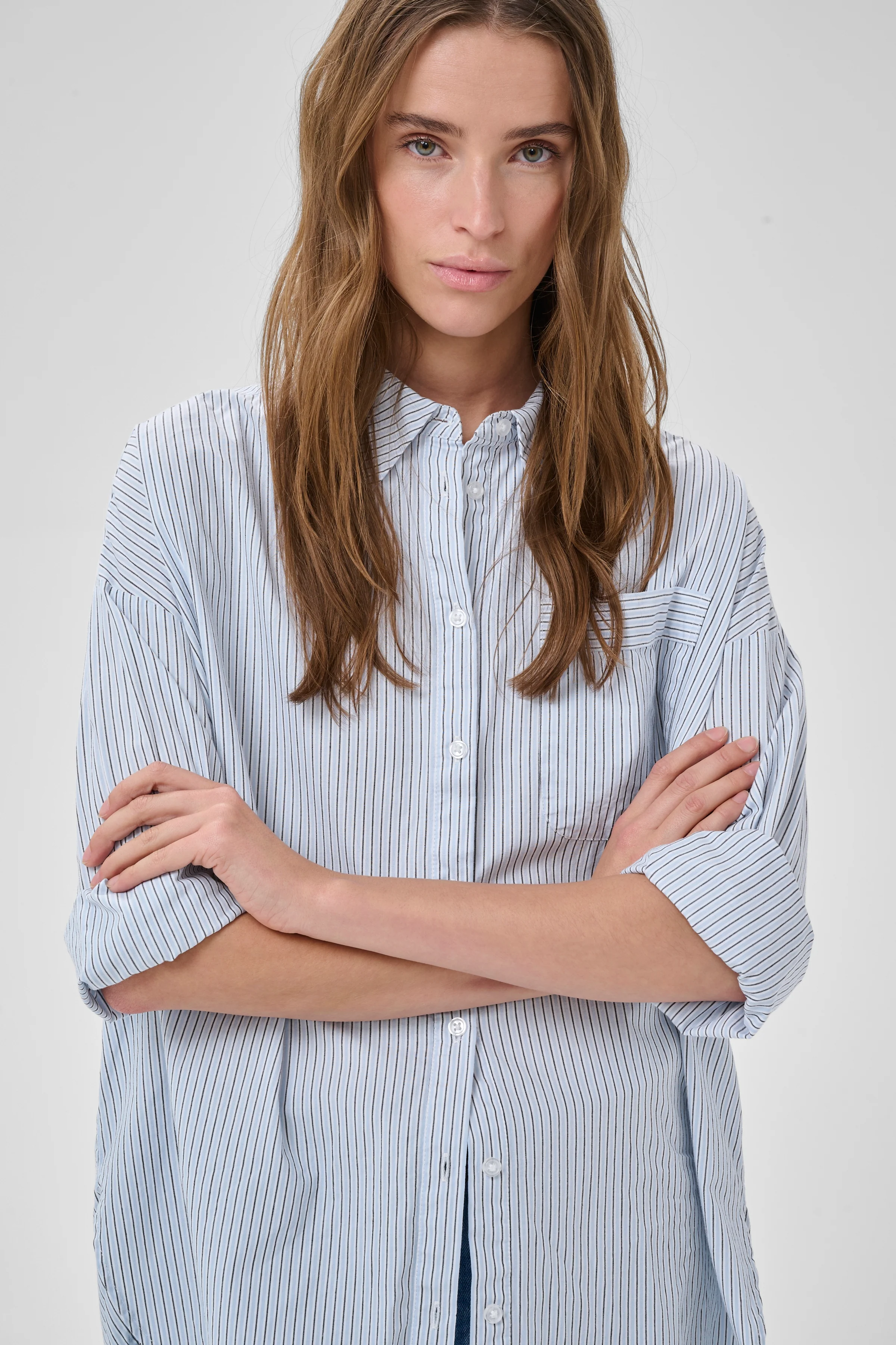 My Essential Wardrobe MWFeline Boxy Shirt - Image 2
